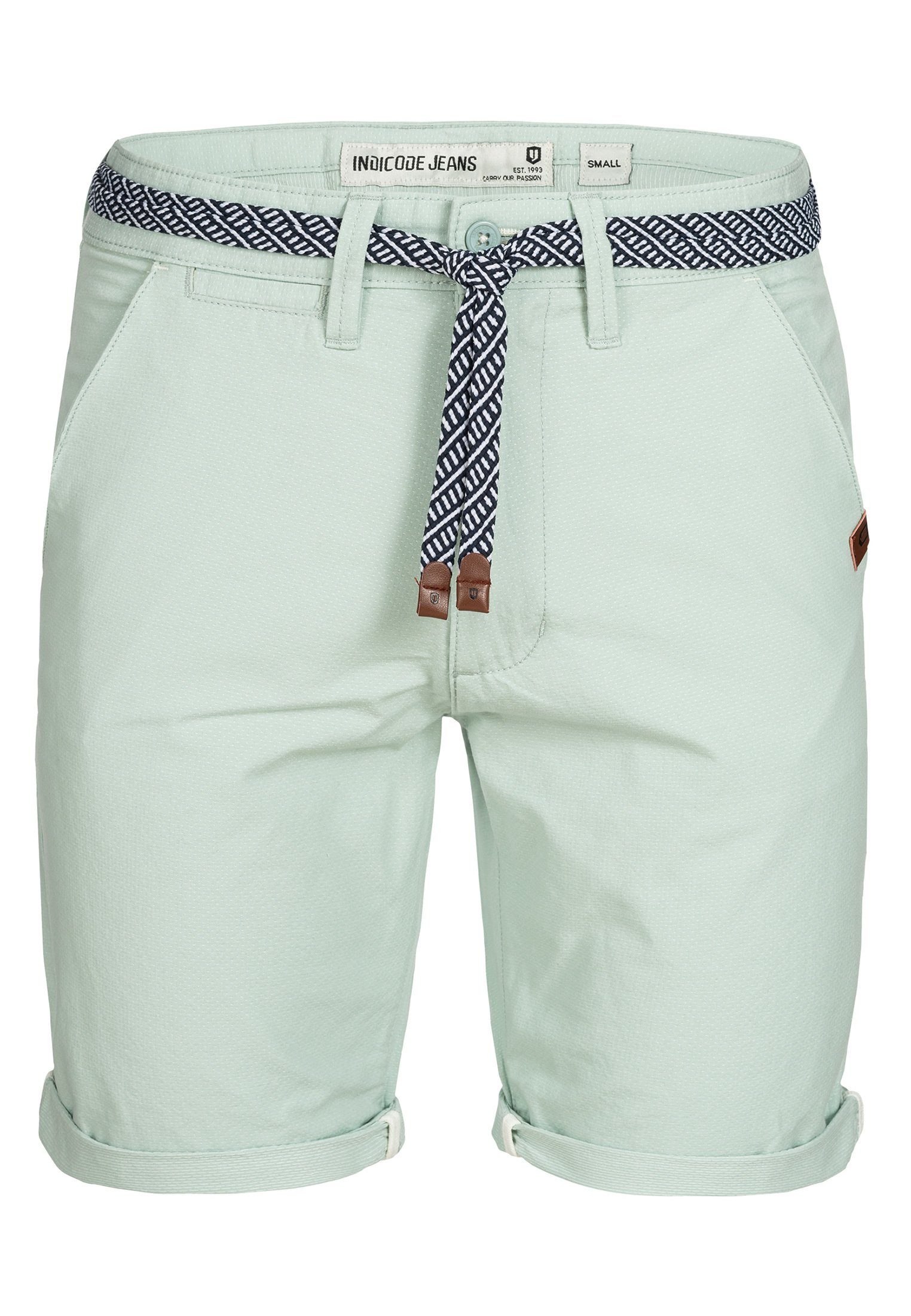 Indicode Chinoshorts Acton praktische Chino Taschen günstig online kaufen