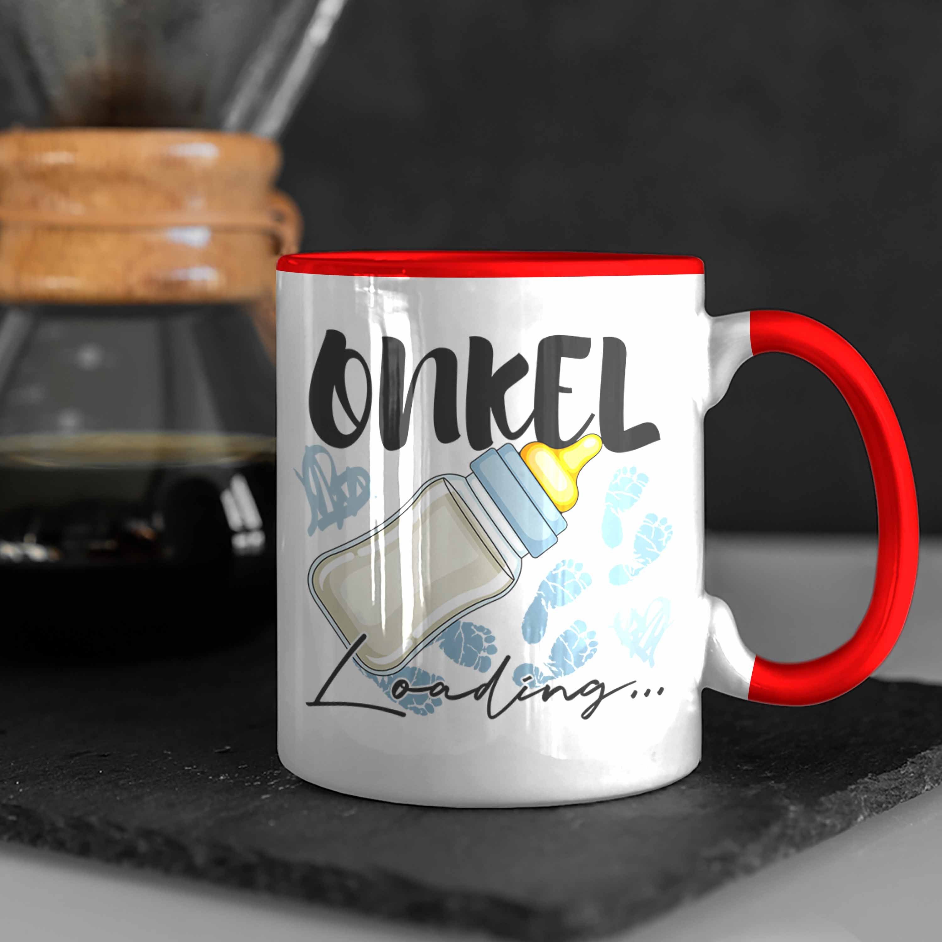 Onkel Bruder Onkel Trendation Rot Schwangerschaft Ankündigung Tasse - Trendation Tasse Werdender Loading