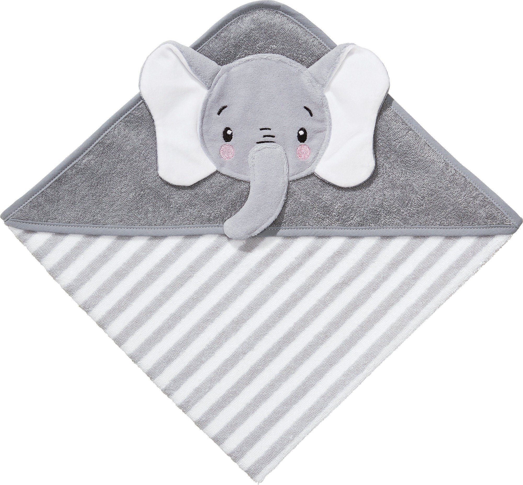 Kapuzenhandtuch Kapuzenbadetuch "Elefant"