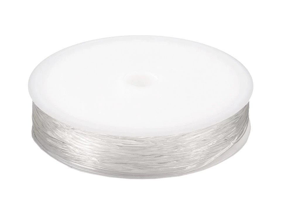 Diademita Nylonfaden elastisch rund Ø0,8 mm Bastelgarn, (Set)