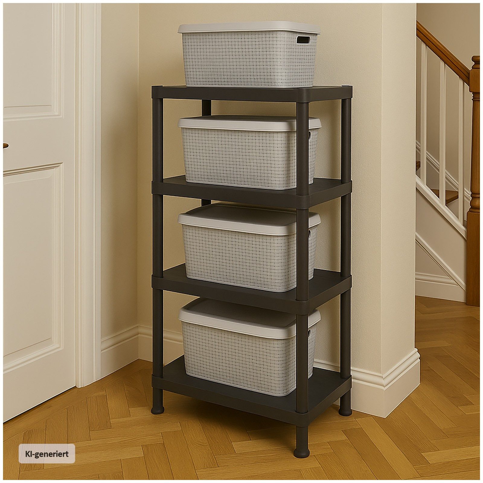 HTI-Living Standregal Regal Fritz, Stück 1-tlg., Regal mit 4 Böden Standregal