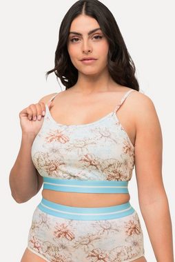 Ulla Popken Bustier Bustiers 2er-Pack Blüten/uni