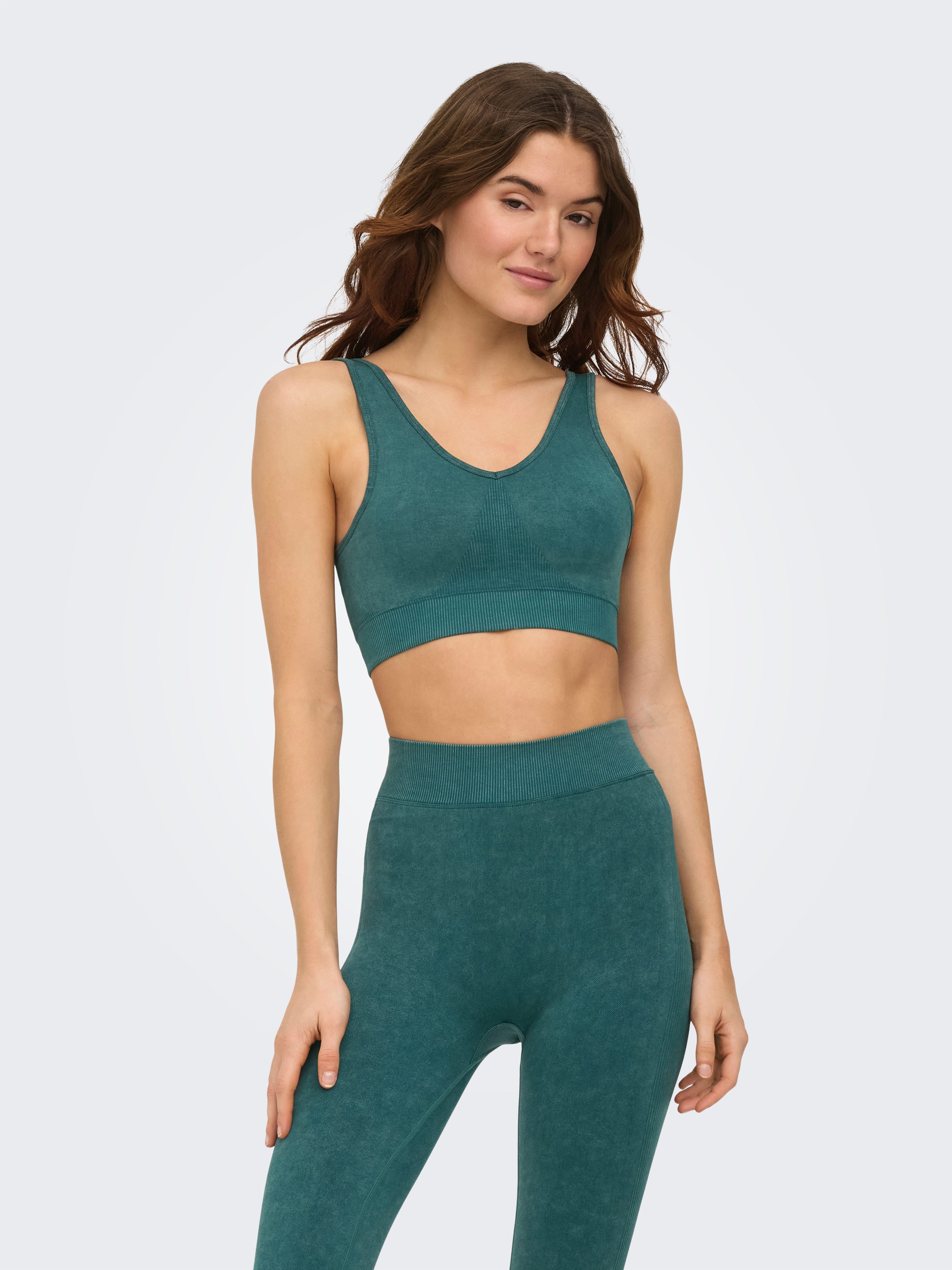 ONLY Play Sport-BH ONPEDDA-2 SEAM BRA NOOS Regular Fit, aus Polyamid und Elasthan, atmungsaktiv, ohne Verschluss