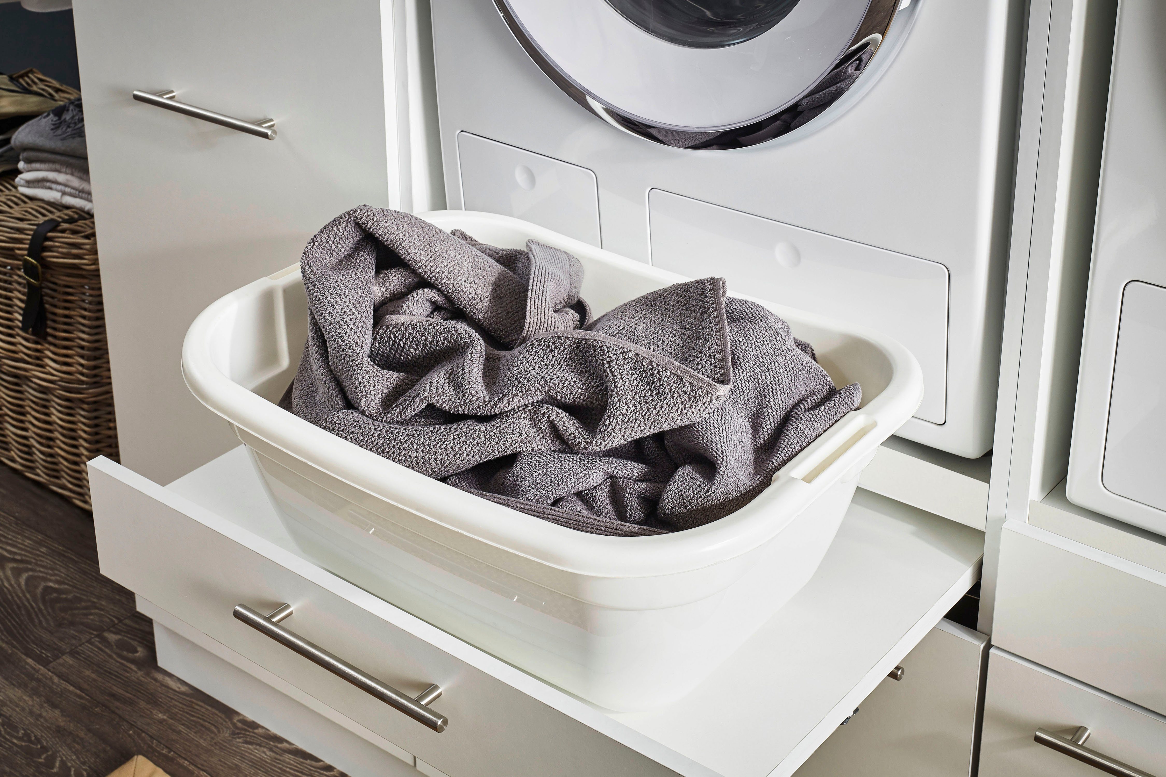 Laundreezy Waschmaschinenumbauschrank LAUNDREEZY LDS 67,5 | Breite weiß cm weiß