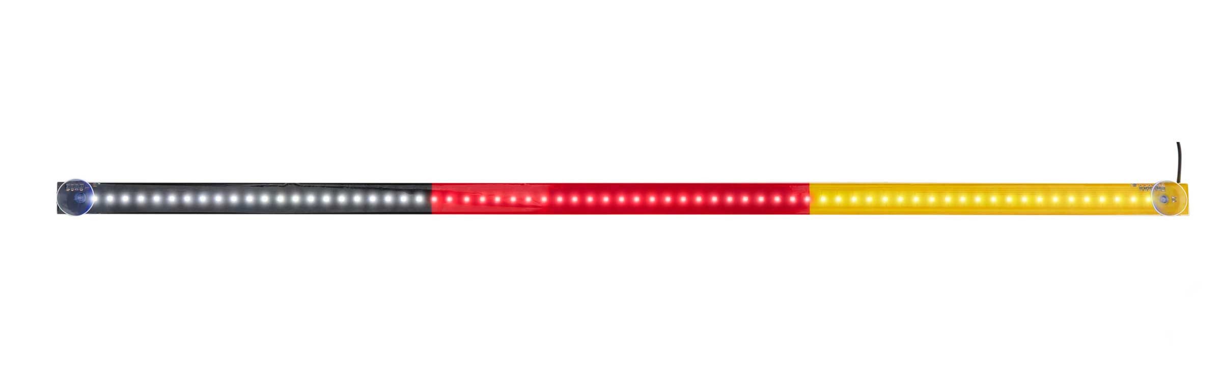 All Ride LED Lichtleiste LKW LED Innenleuchte in den deutschen Nationalfarben, LKW LED-Lichtleiste in schwarz, rot, gold