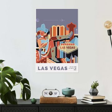 Posterlounge Poster Nigel Sandor, Las Vegas, Digitale Kunst