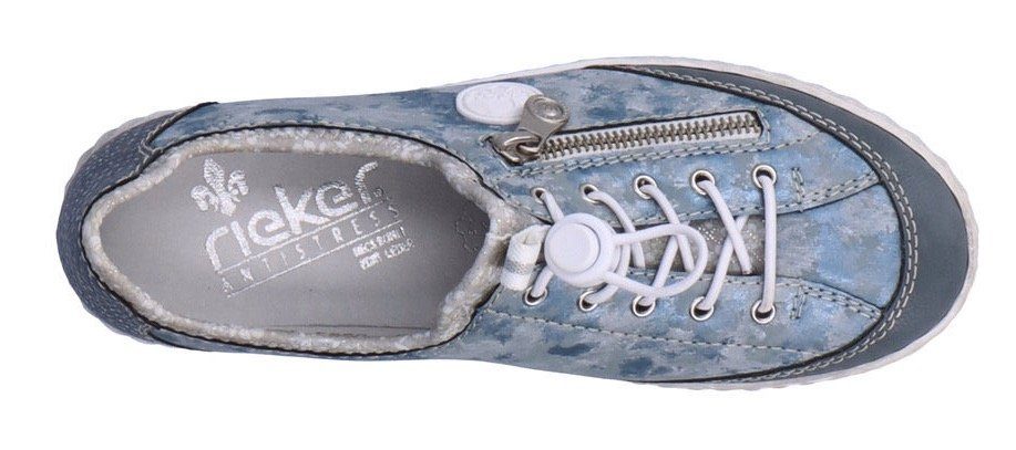 Rieker Slip-On Sneaker mit Gummizug Schnellverschluss und
