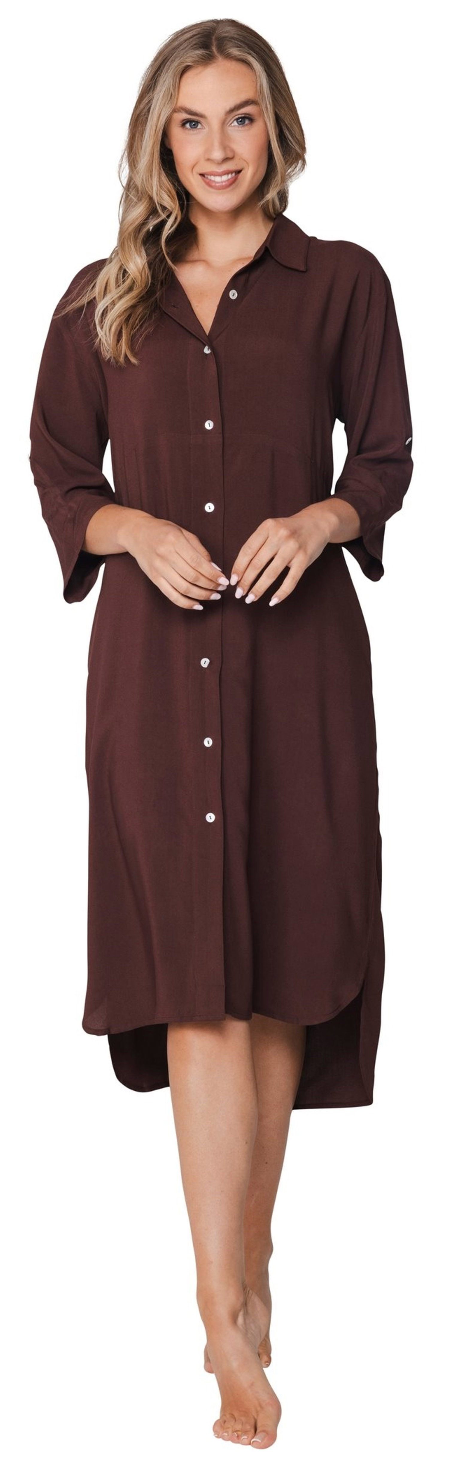 Pastunette Strandkleid Damen Sommerkleid geknöpft (1-tlg) Modisches Design