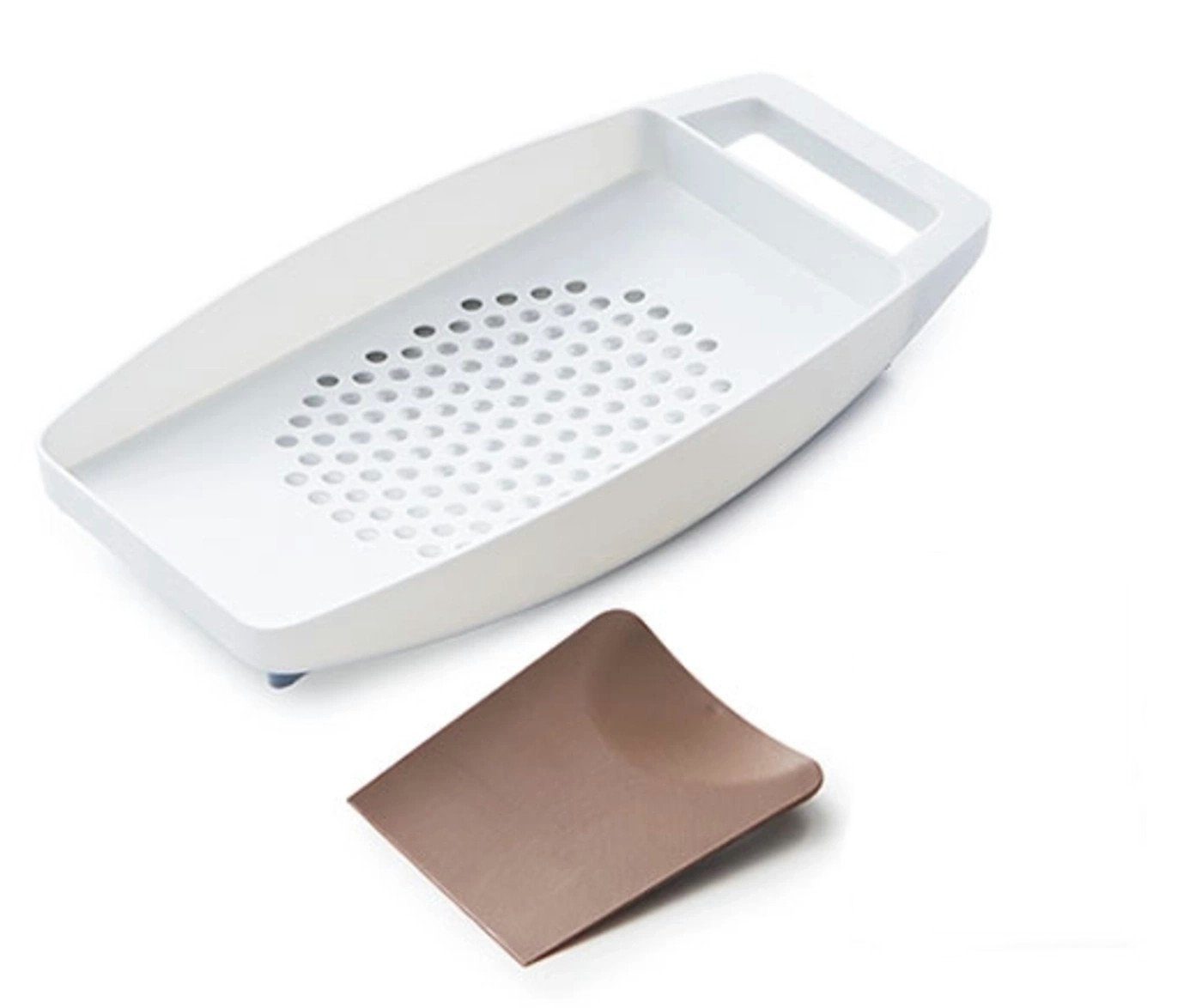 Betty Bossi Spätzlereibe Spätzlesieb, Kunststoff, (2-St), antirutsch