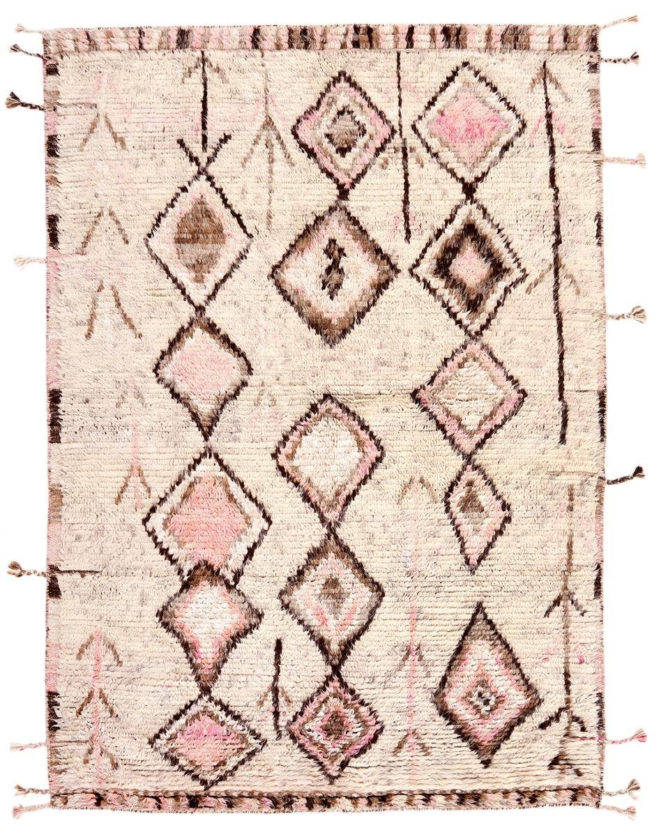 Orientteppich Berber Maroccan Design 169x241 Handgeknüpfter Moderner Orientteppich, Nain Trading, rechteckig, Höhe: 25 mm