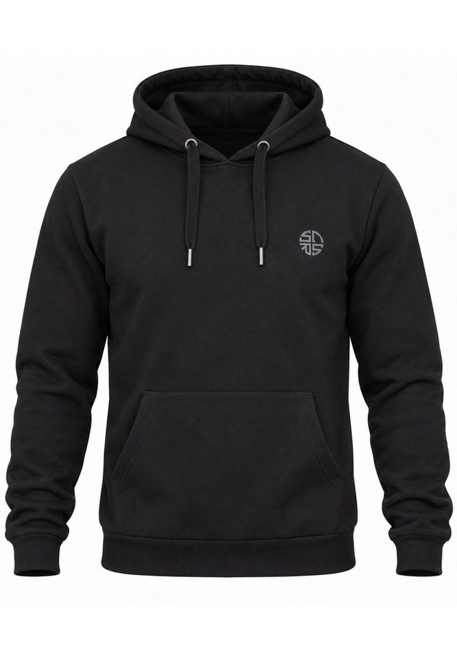 SOULSTAR Hoodie Basic Pullover für Herren Kapuzenpullover Kapuzen-Sweatshirt Sweater