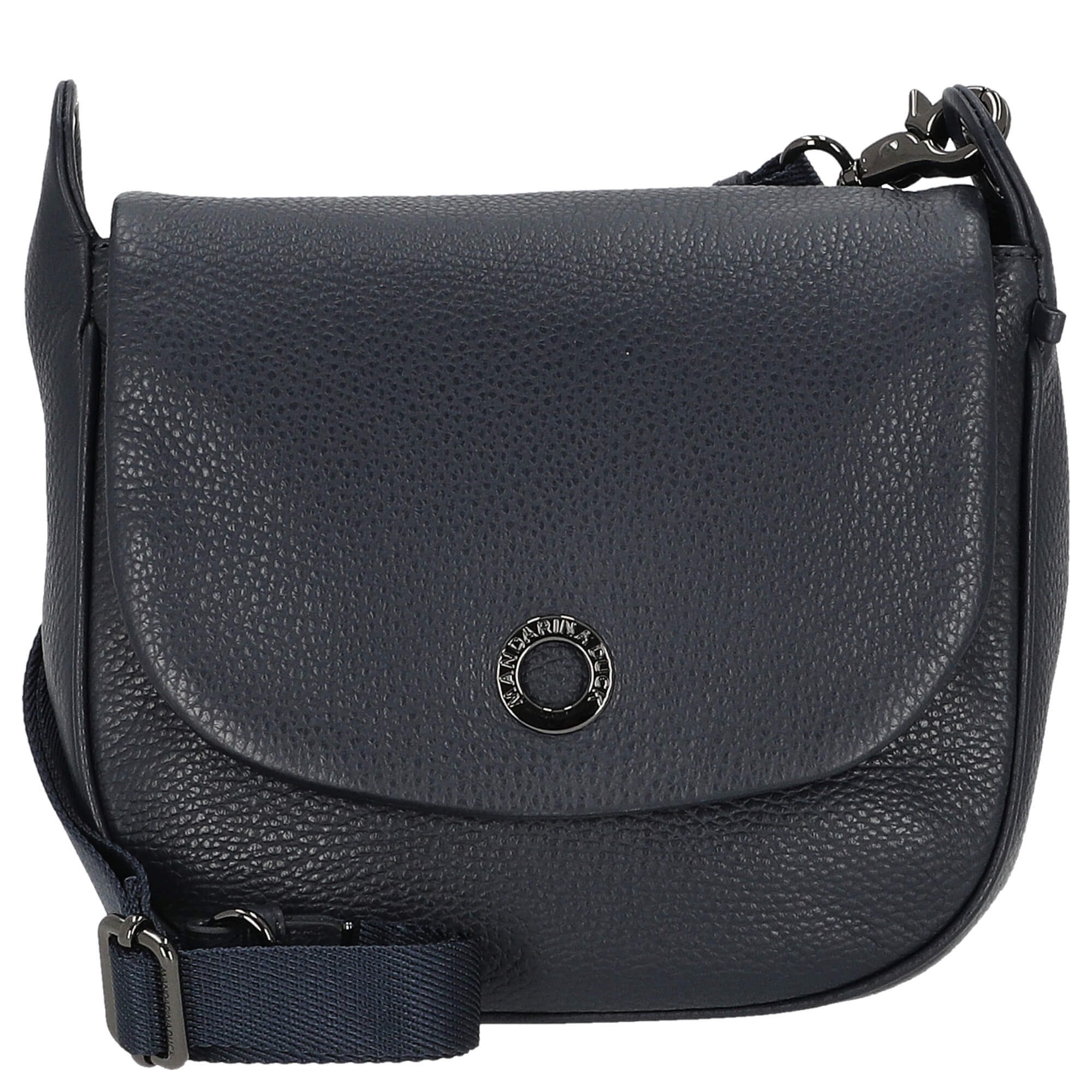 Mandarina Duck Umhängetasche Mellow Leather - Umhängetasche 23 cm (dress blue)