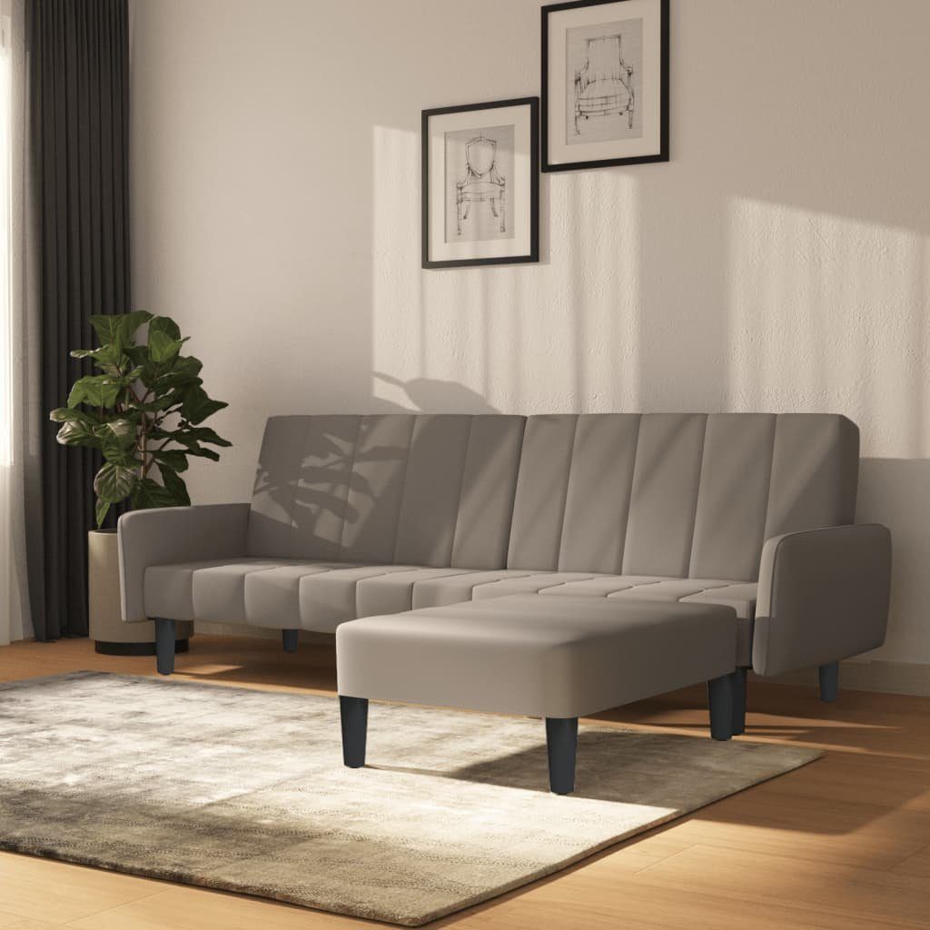vidaXL Sofa »Schlafsofa 2Sitzer Weinrot Samt« OTTO
