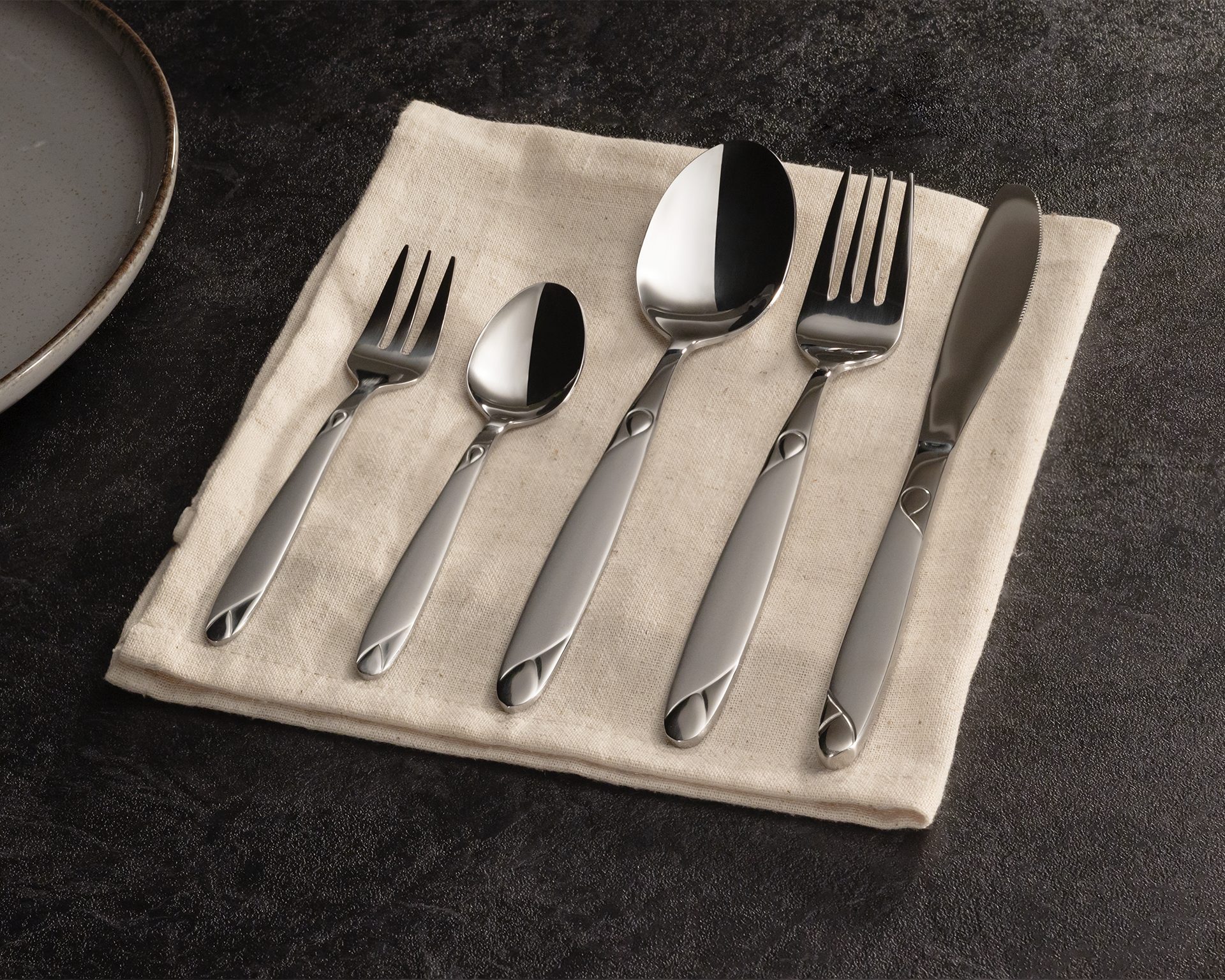 KING Besteck-Set »Kochmann« (31-tlg), 6 Personen, Edelstahl 18/0, 2,5 mm, Edelstahl 18/0, inkl. Besteck-Etui, für 6 Personen