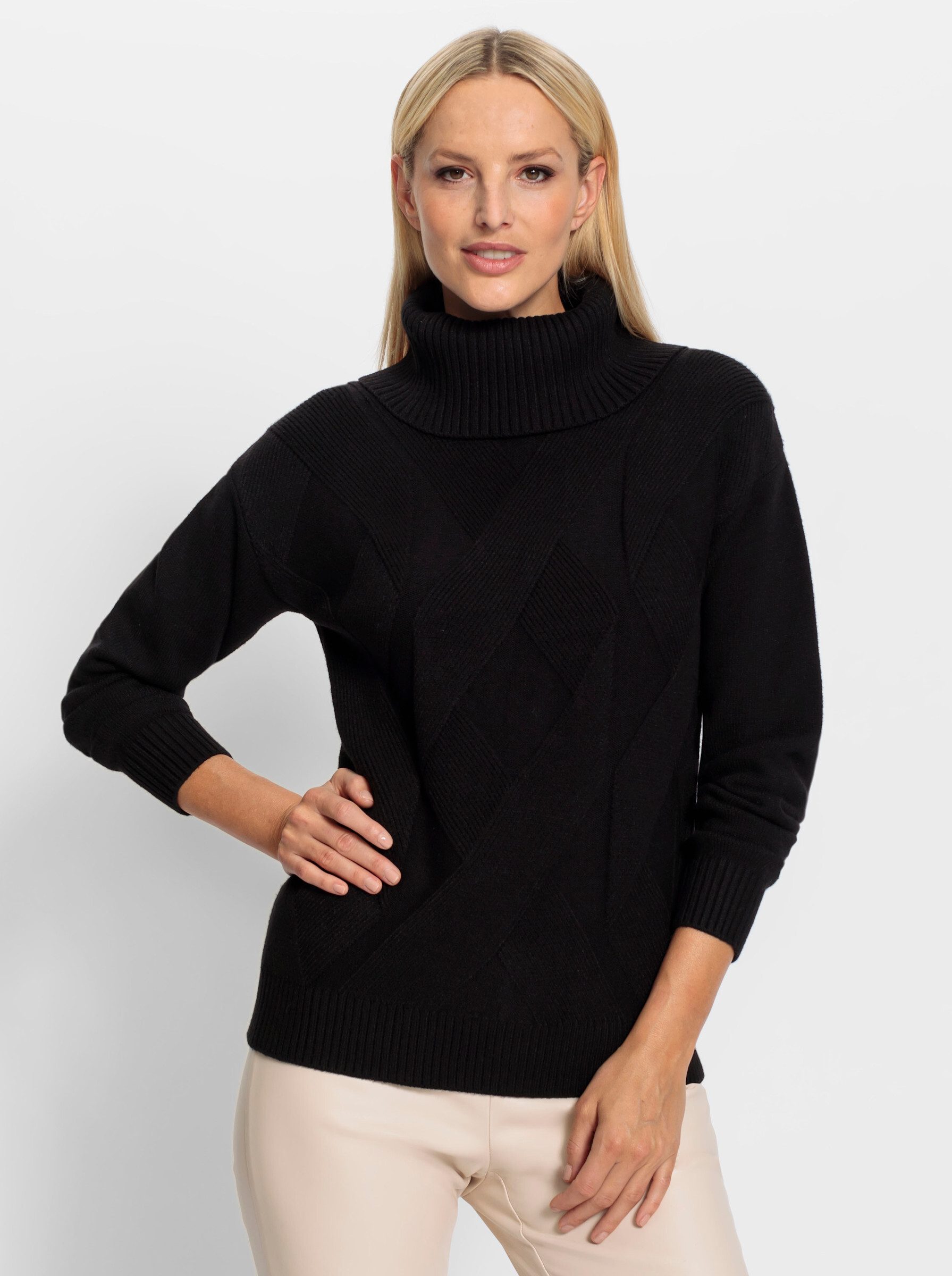 heine Strickpullover Rollkragenpullover . günstig online kaufen