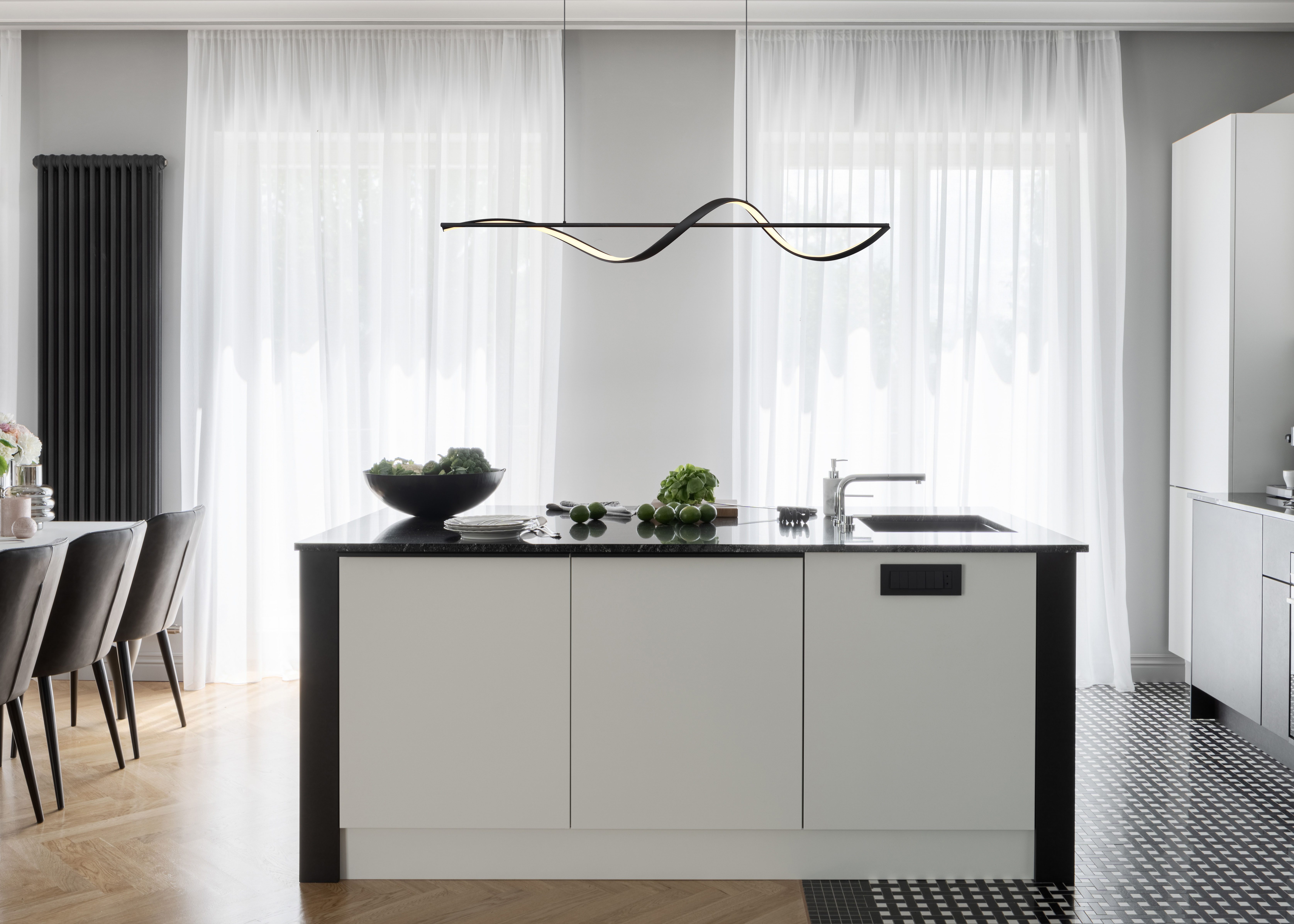 GLOBO LIGHTING LED Pendelleuchte VIOLINO, LED fest integriert, Warmweiß, Hängelampe/Hängeleuchte/Wohnzimmer/Esstisch/elegant