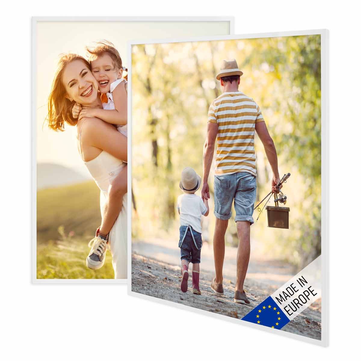 PHOTOLINI Bilderrahmen 2er Set Massivholz-Rahmen Modern günstig online kaufen