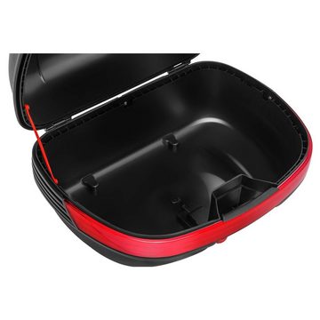 MSW Topcase Topcase Motorradkoffer Roller Koffer 46 L für 2 Helme inkl.