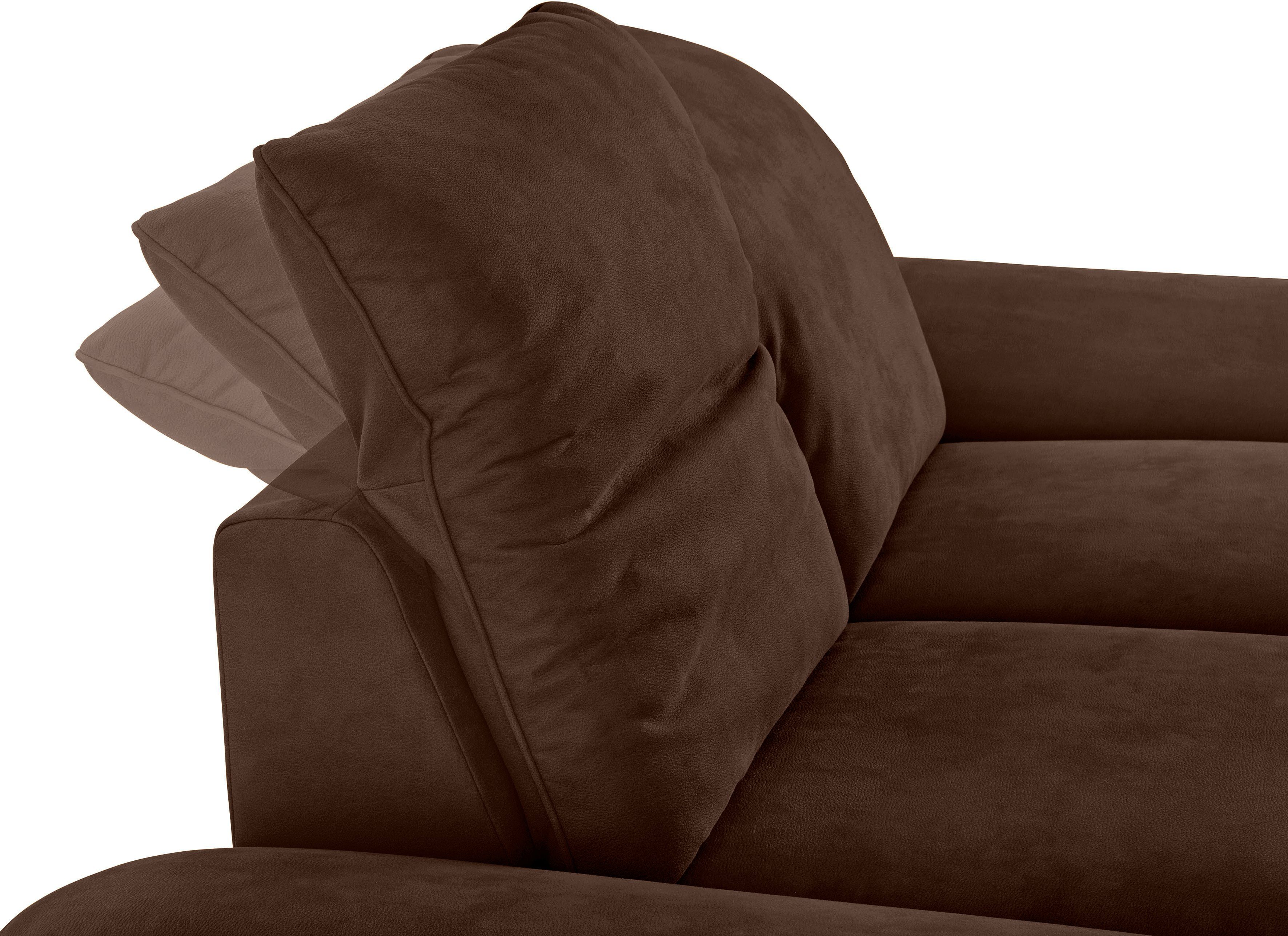 W.SCHILLIG 2-Sitzer enjoy&MORE, Sitztiefenverstellung, Füße cm 202 schwarz Breite pulverbeschichtet