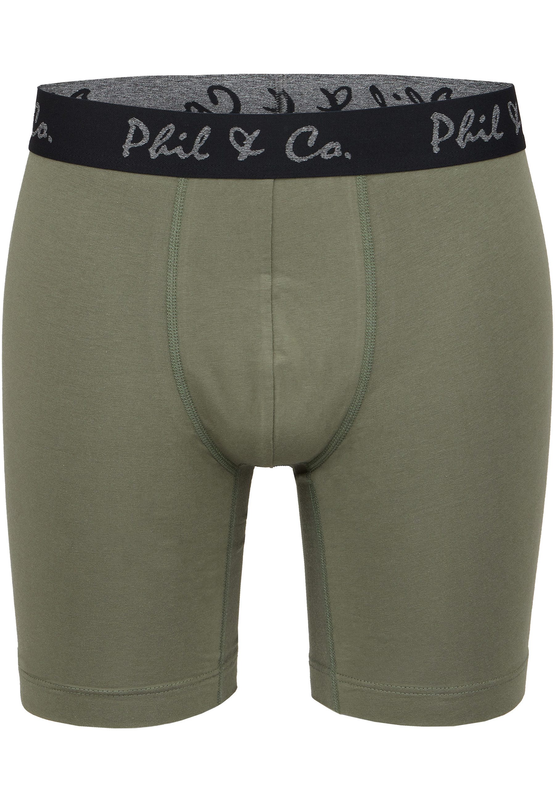 Phil & Co. Langer Boxer Long Boxer Briefs (4-St) Retroshorts - langes Bein günstig online kaufen