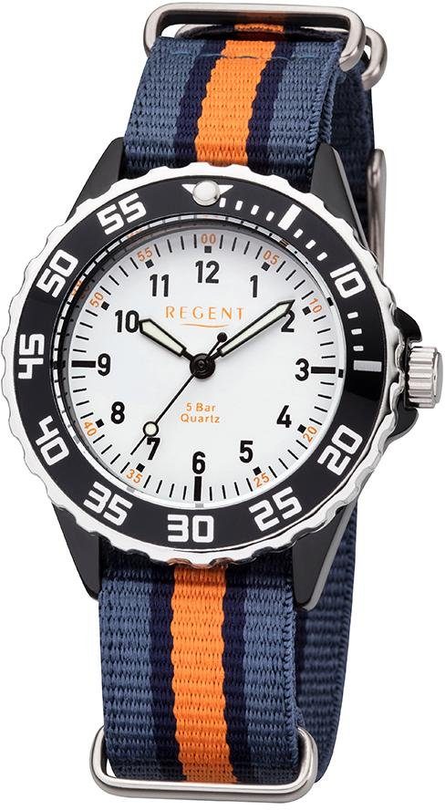 Regent Quarzuhr, Armbanduhr, Kinderuhr, Lernuhr, Jungen, Schulanfang, Geschenkidee