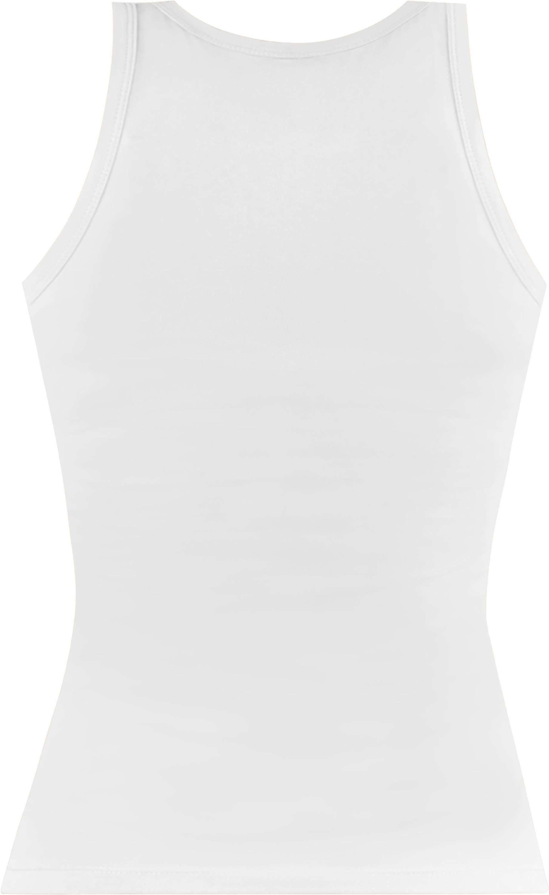 Janice Tanktop 2 x Damen Top hochgeschlossen Nauta Trägertop aus Baumwolle