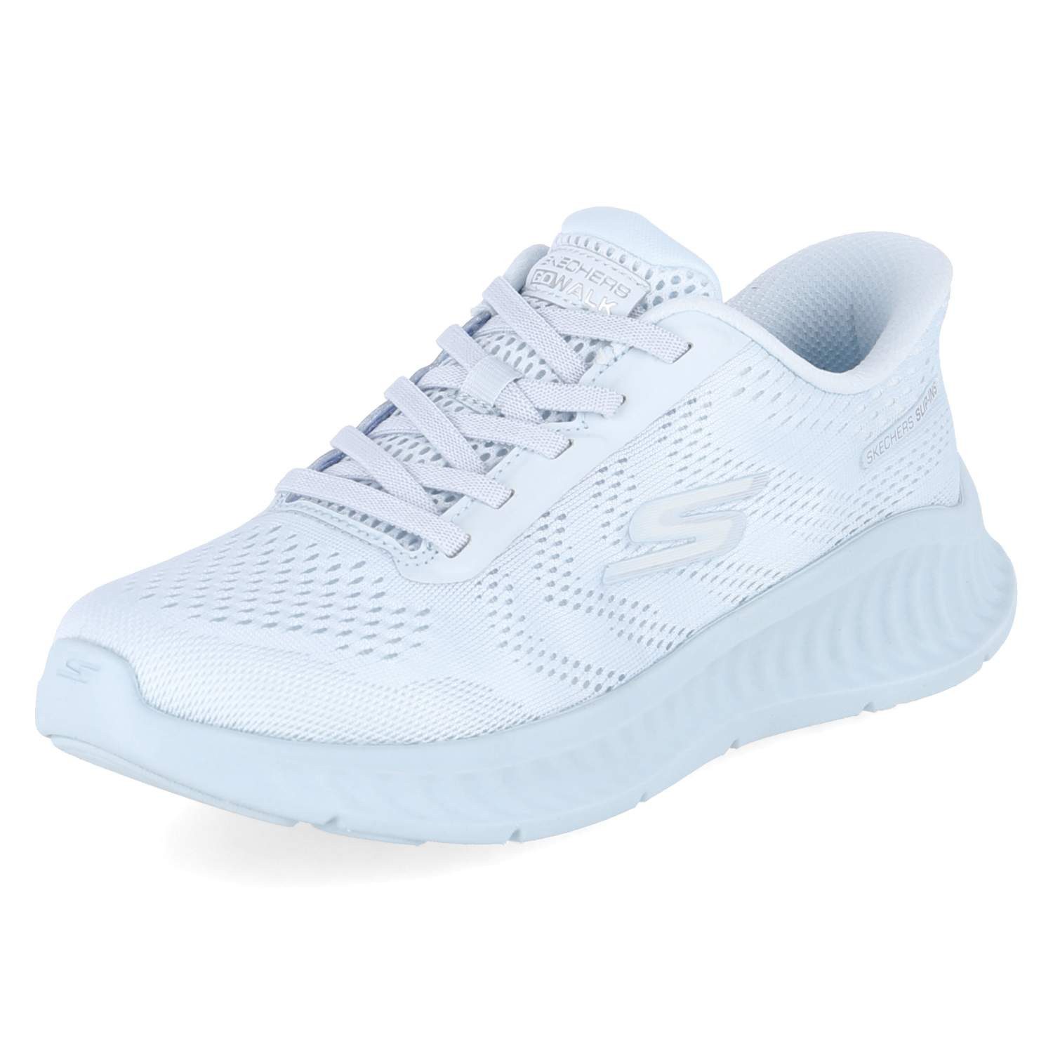 Skechers Skechers Slip On Sneaker 125643 LTBL Damen Textil blue Schnürschuh – Bild 2 von 5