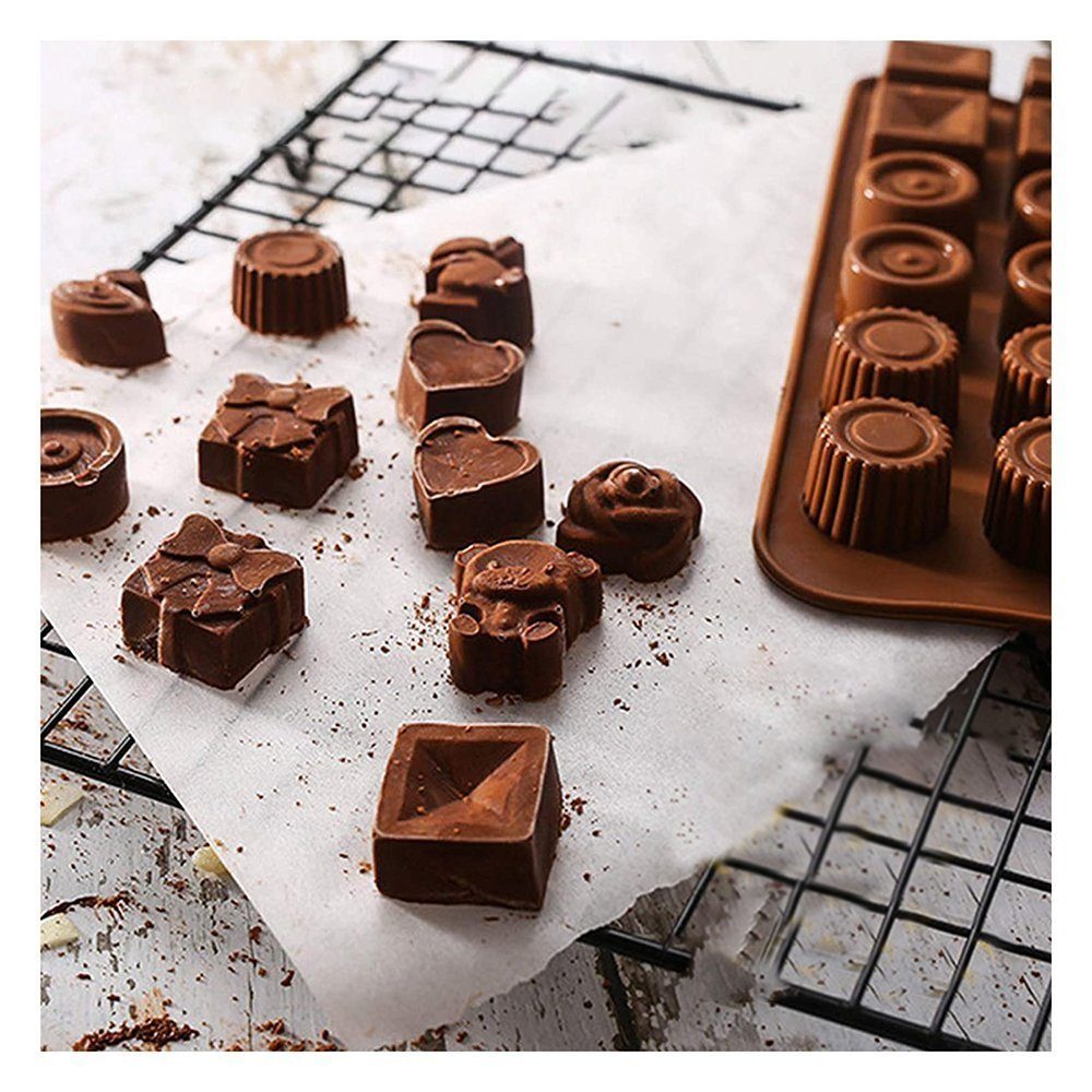Form, TUABUR 2-teilige hohle (2-tlg) Schokoladenform Silikon Schokolade Form, Schokolade