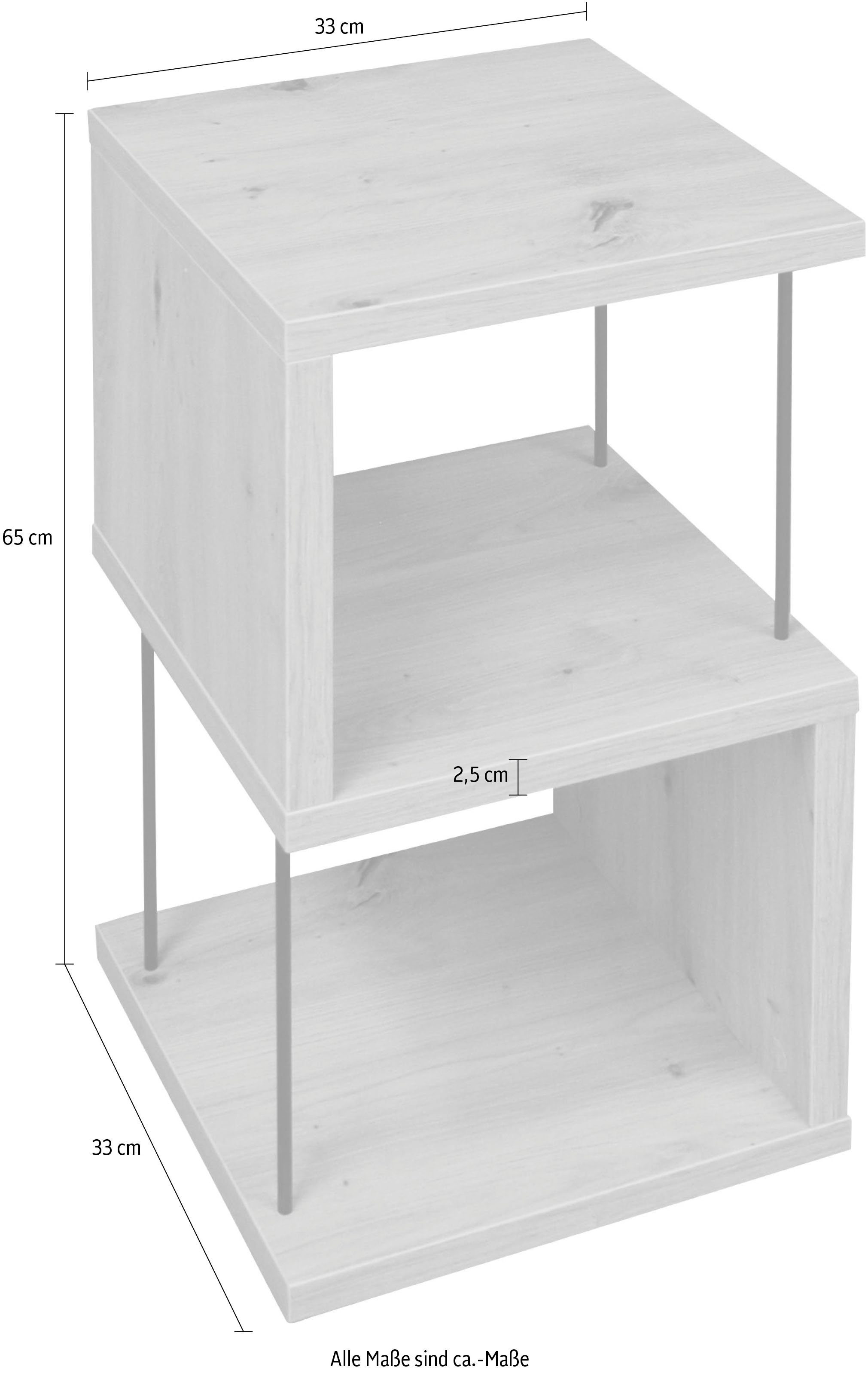 Mäusbacher Standregal Big Office, asteiche 33 cm Breite System