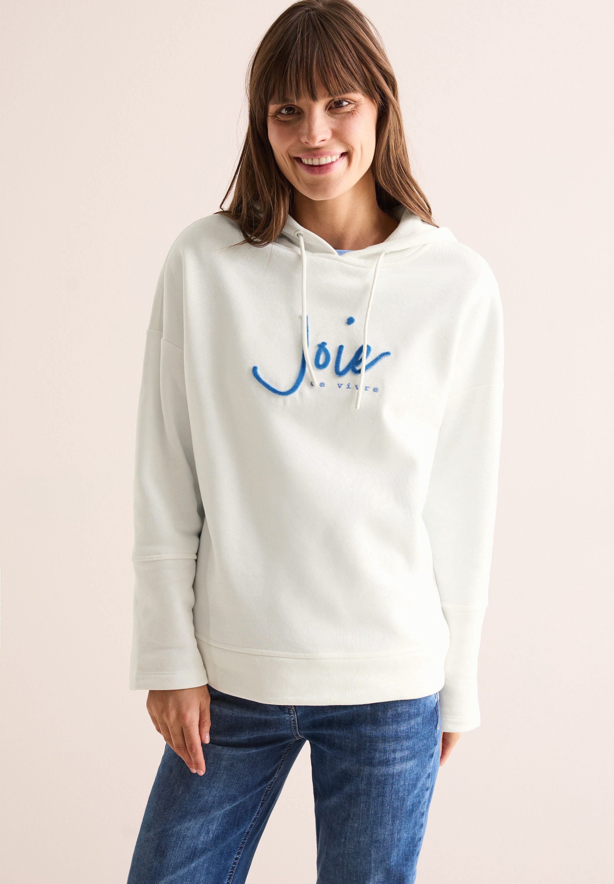 CECIL Sweatshirt mit Kapuze mit Tunnelzugband