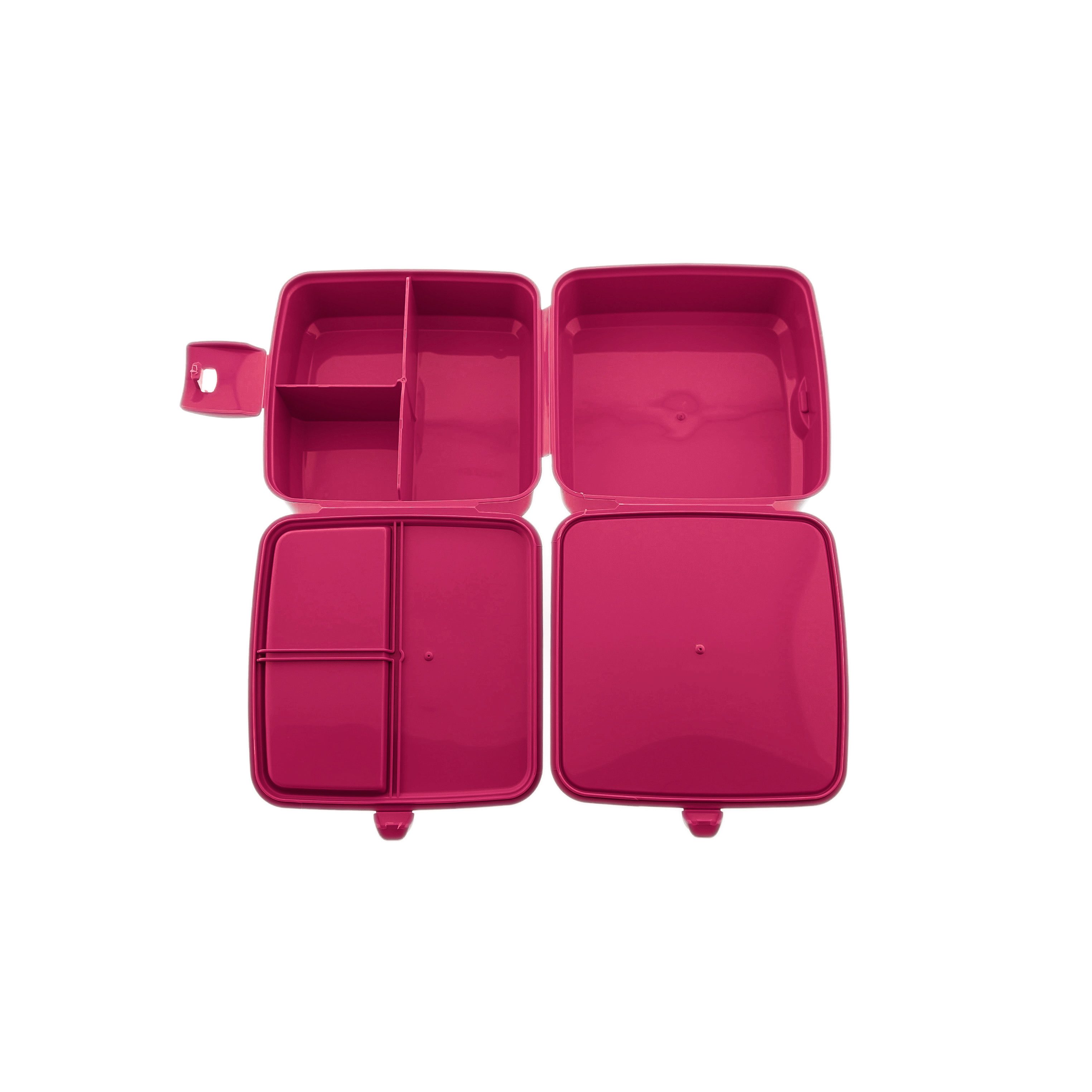 bahama Lunchbox Multi Brot- und Lunch Box mit Besteck, Kunststoff, (1-tlg), mit Besteck