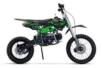 Nitro Motors Dirt-Bike Motocross 125cc midi Kinder Dirtbike Sky 17/14" Crossbike Pitbike, 4 Gang