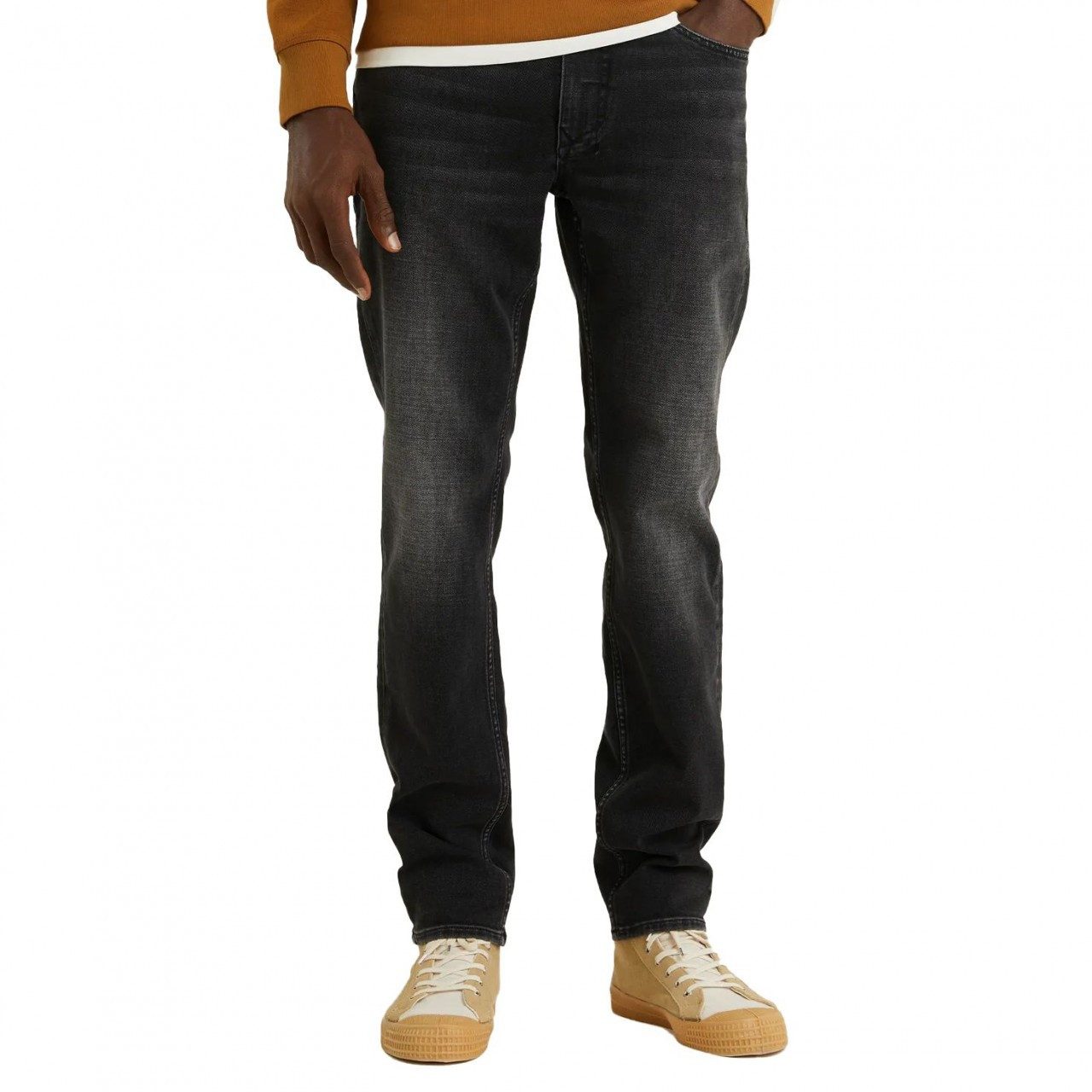 CHASIN' 7/8-Caprijeans Iron Onyx, schwarz