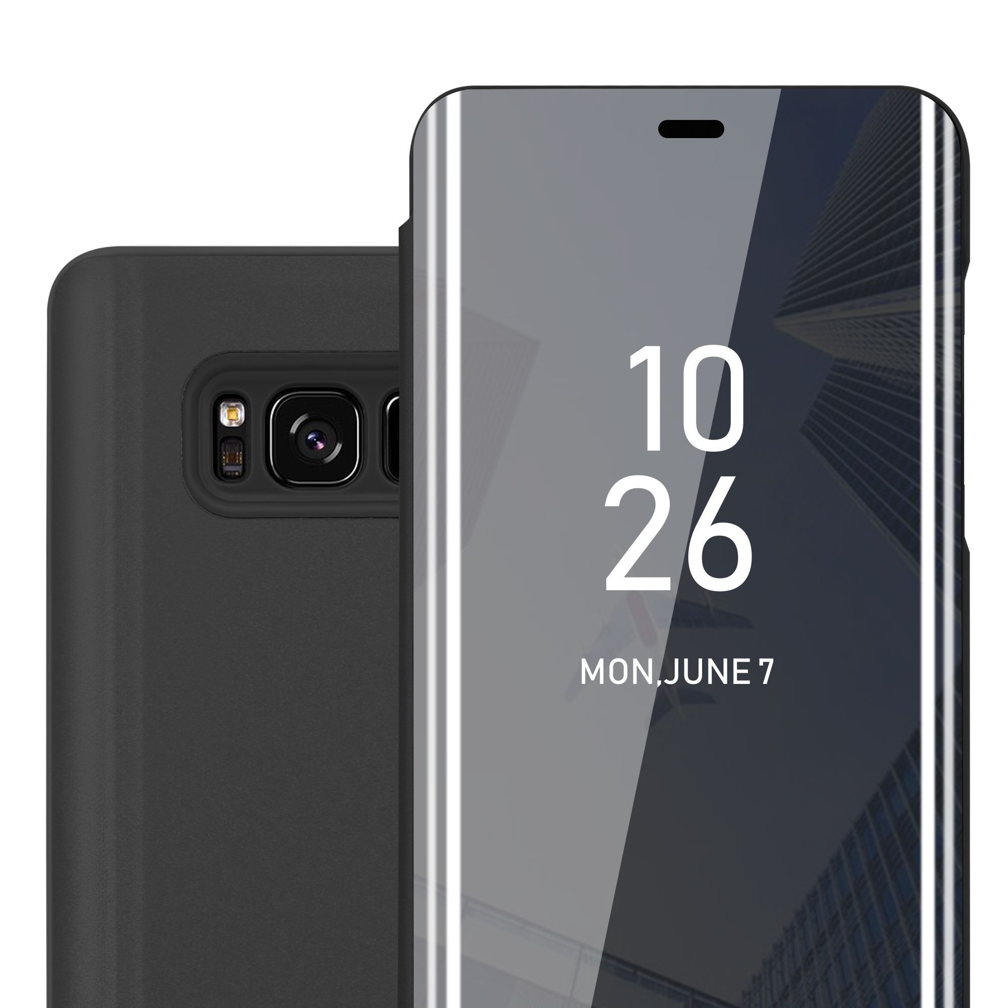 Cadorabo Handyhülle für Samsung Galaxy S8 Hülle Samsung Galaxy S8, Klappbare Handy Schutzhülle - Hülle - mit Standfunktion und Kartenfach
