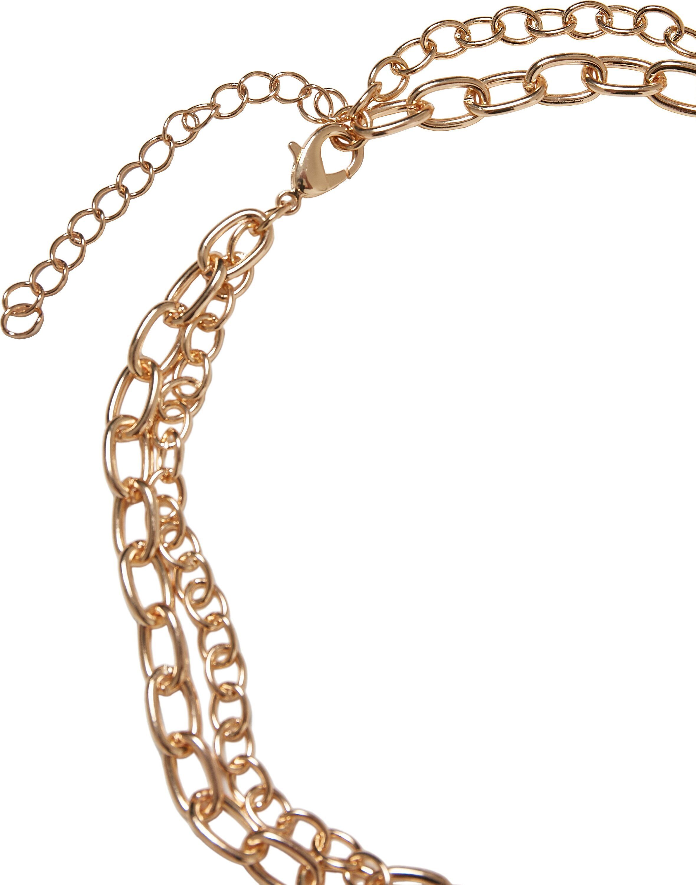 URBAN CLASSICS Edelstahlkette Diamond Zodiac Golden Accessoires taurus Necklace