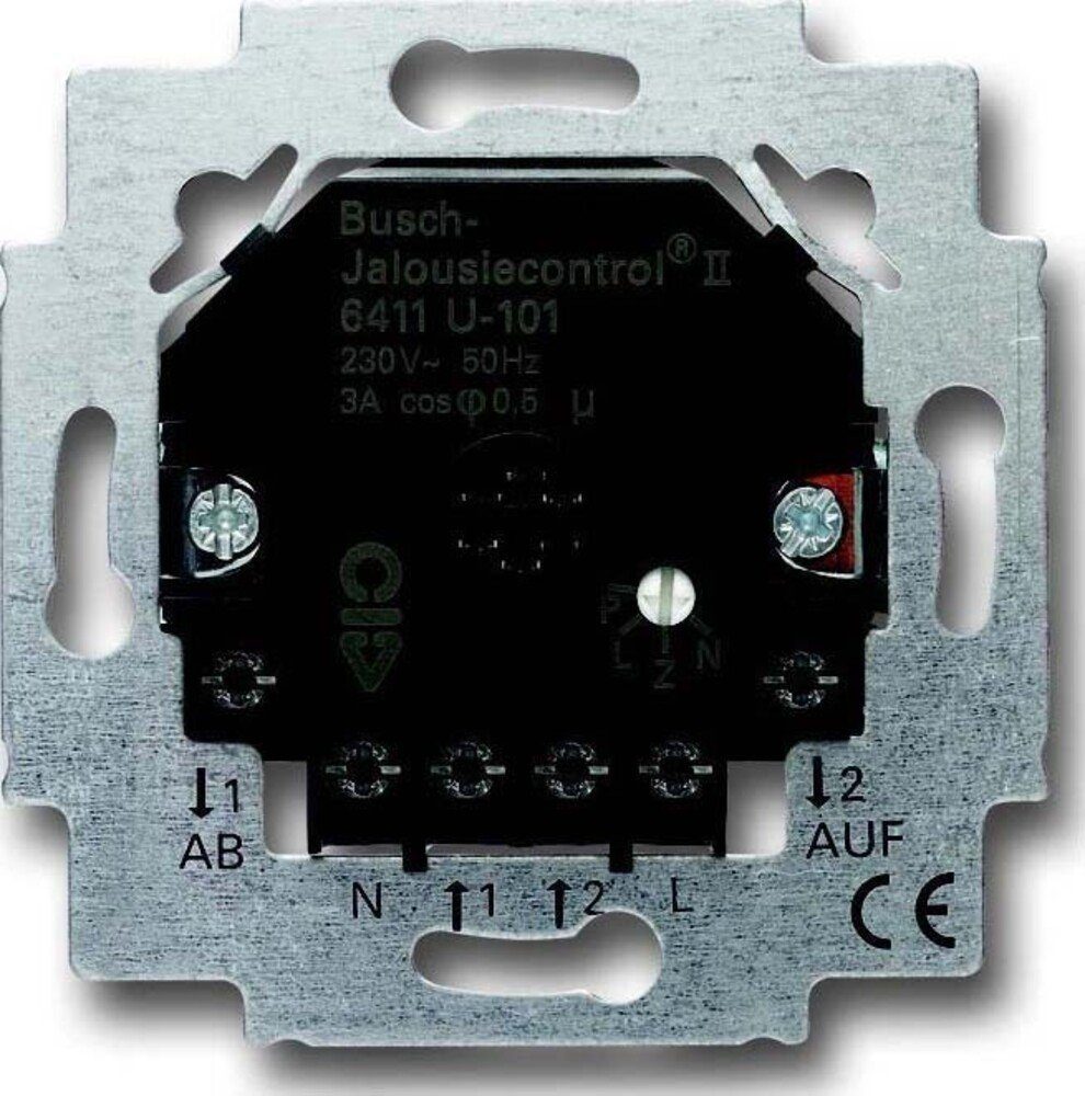 Jalousiecontrol-Einsatz Busch-Jaeger Klemmen Busch-Jaeger 6411 U-101