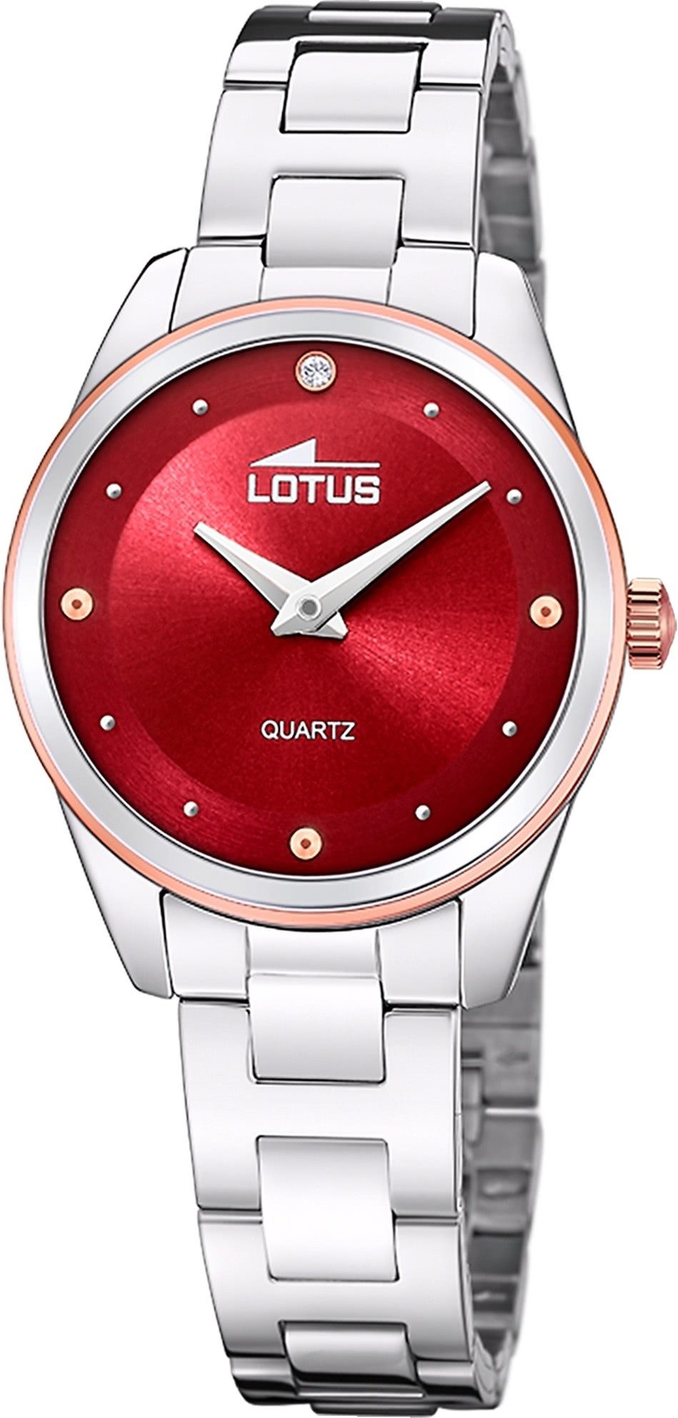 Chronograph Lotus Damenuhr Edelstahl silber Lotus