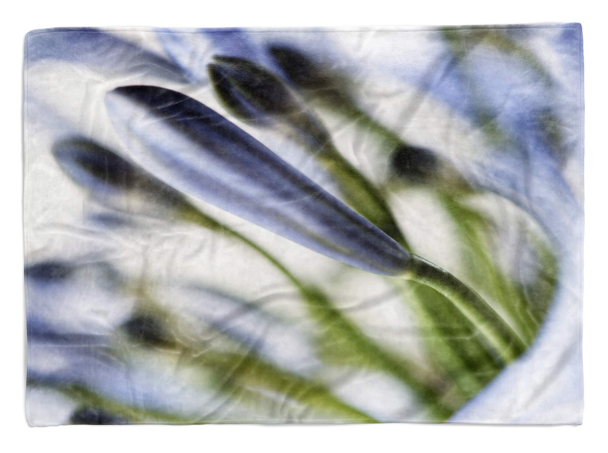 Sinus Art Handtücher Handtuch Strandhandtuch Saunatuch Kuscheldecke mit Fotomotiv Blumen Blüten Makr, Baumwolle-Polyester-Mix (1-St), Handtuch