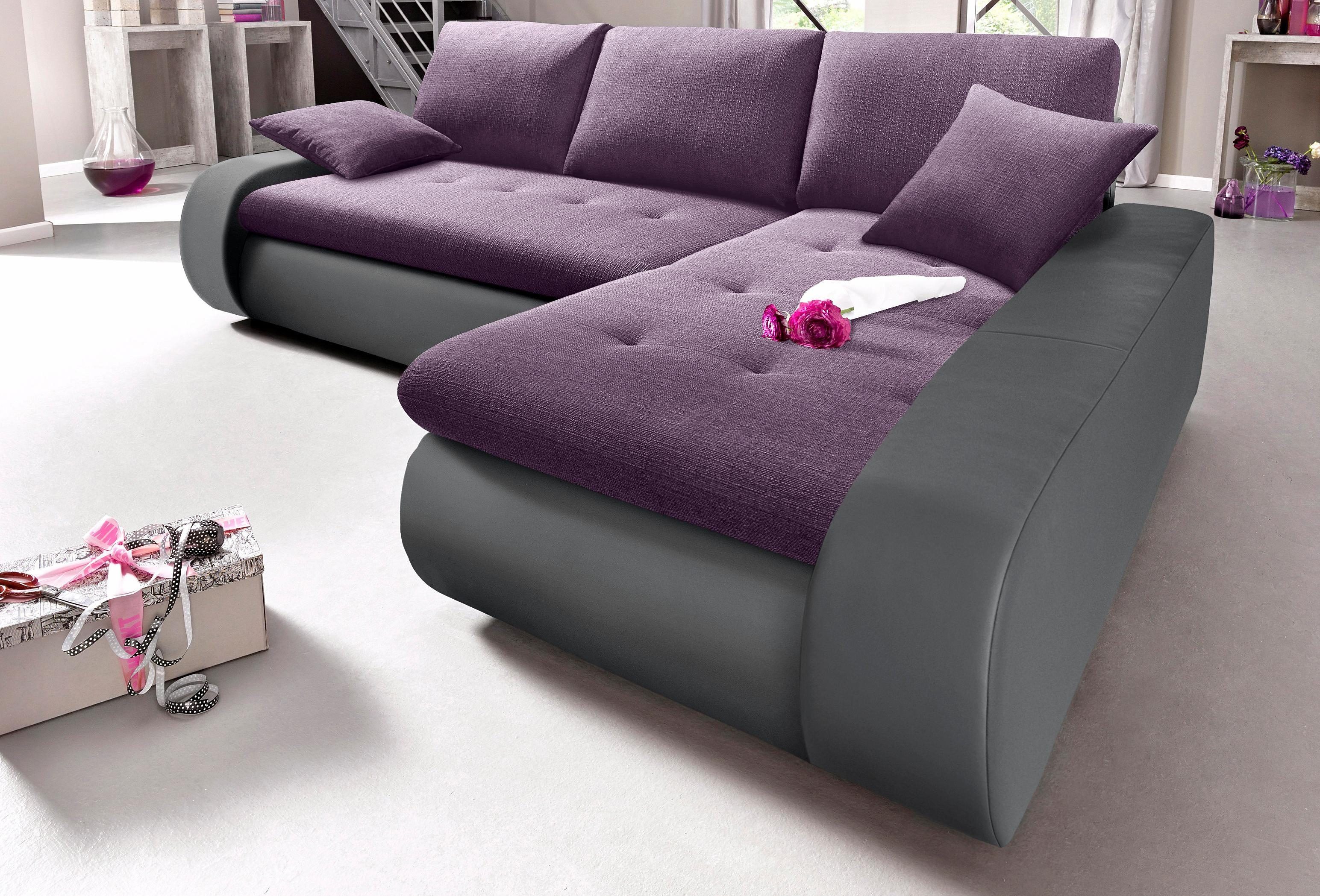 TRENDMANUFAKTUR Ecksofa "Indie, modern und bequem, Materialmix, OTTOs Choic günstig online kaufen