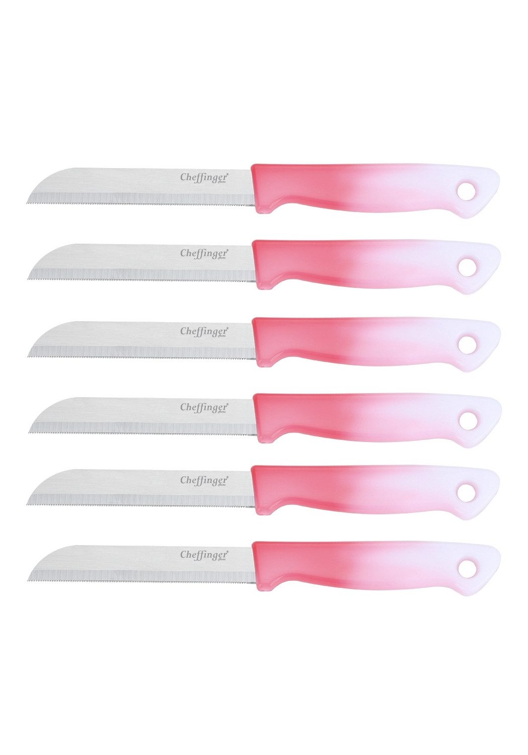 Cheffinger Стейк ножи Cheffinger Ножи-Set Küchenmesser Стейк ножи 6-tlg CF-MK06 Auswahl