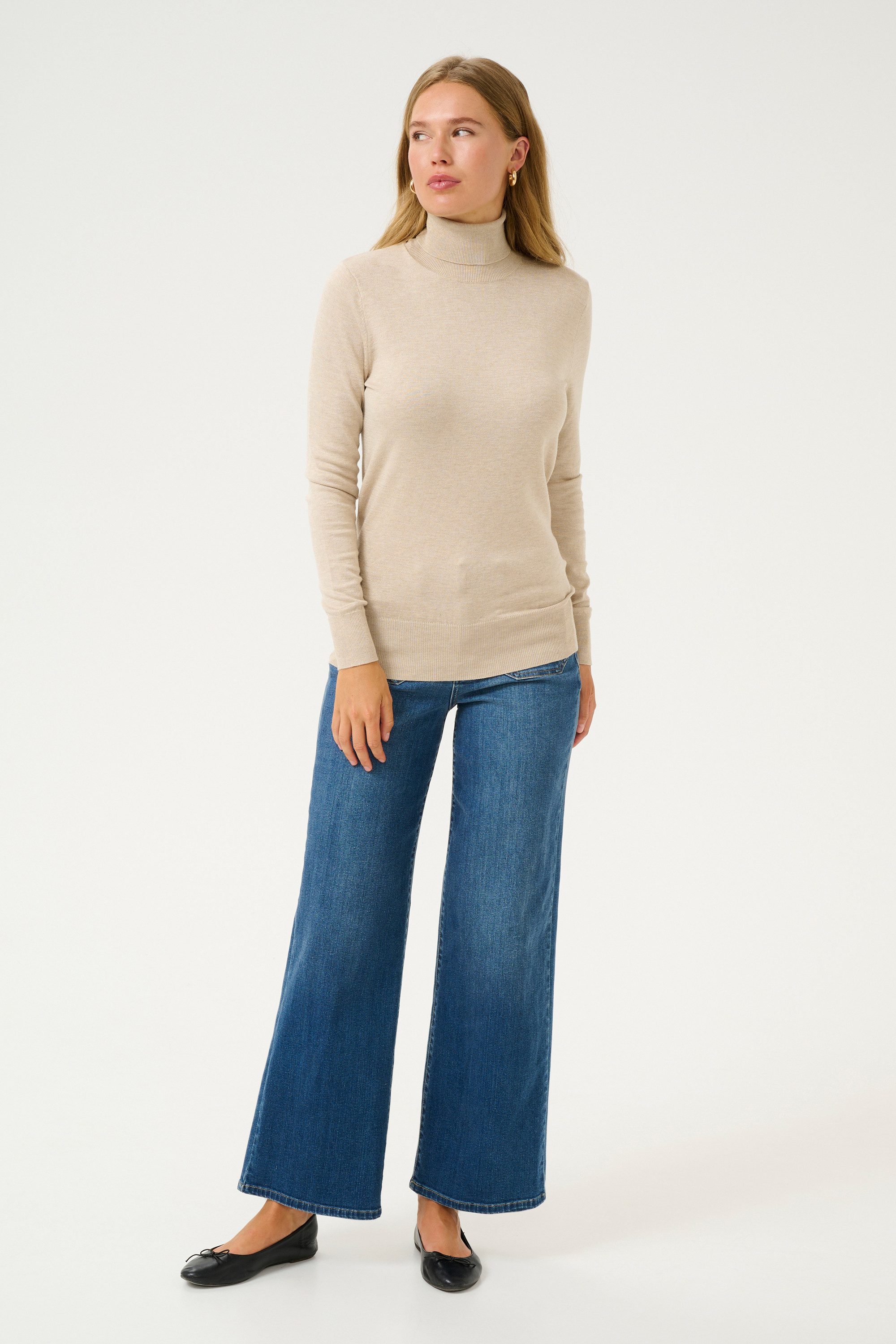 KAFFE Rollkragenpullover Rollkragen Astrid günstig online kaufen