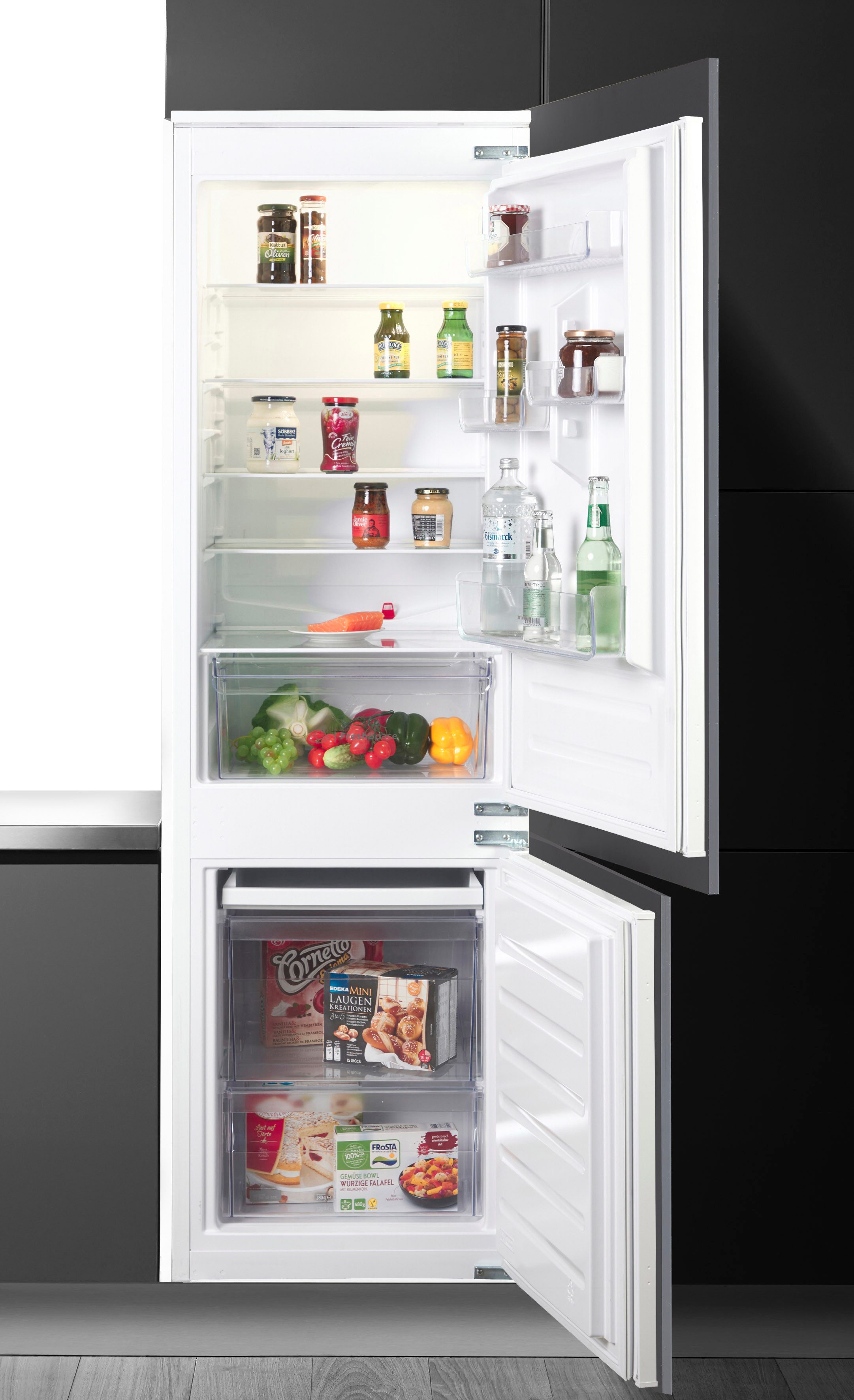 Privileg Einbaukühlgefrierkombination PCIL 178S12, 177 cm hoch, 54 cm breit, LessFrost