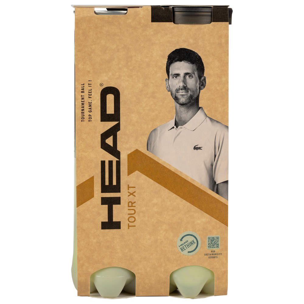 Head Tennisball HEAD TOUR XT TOURNAMENT 2x4B Doppelpack 8 Tennisbälle (s. Bilder) (1-St)