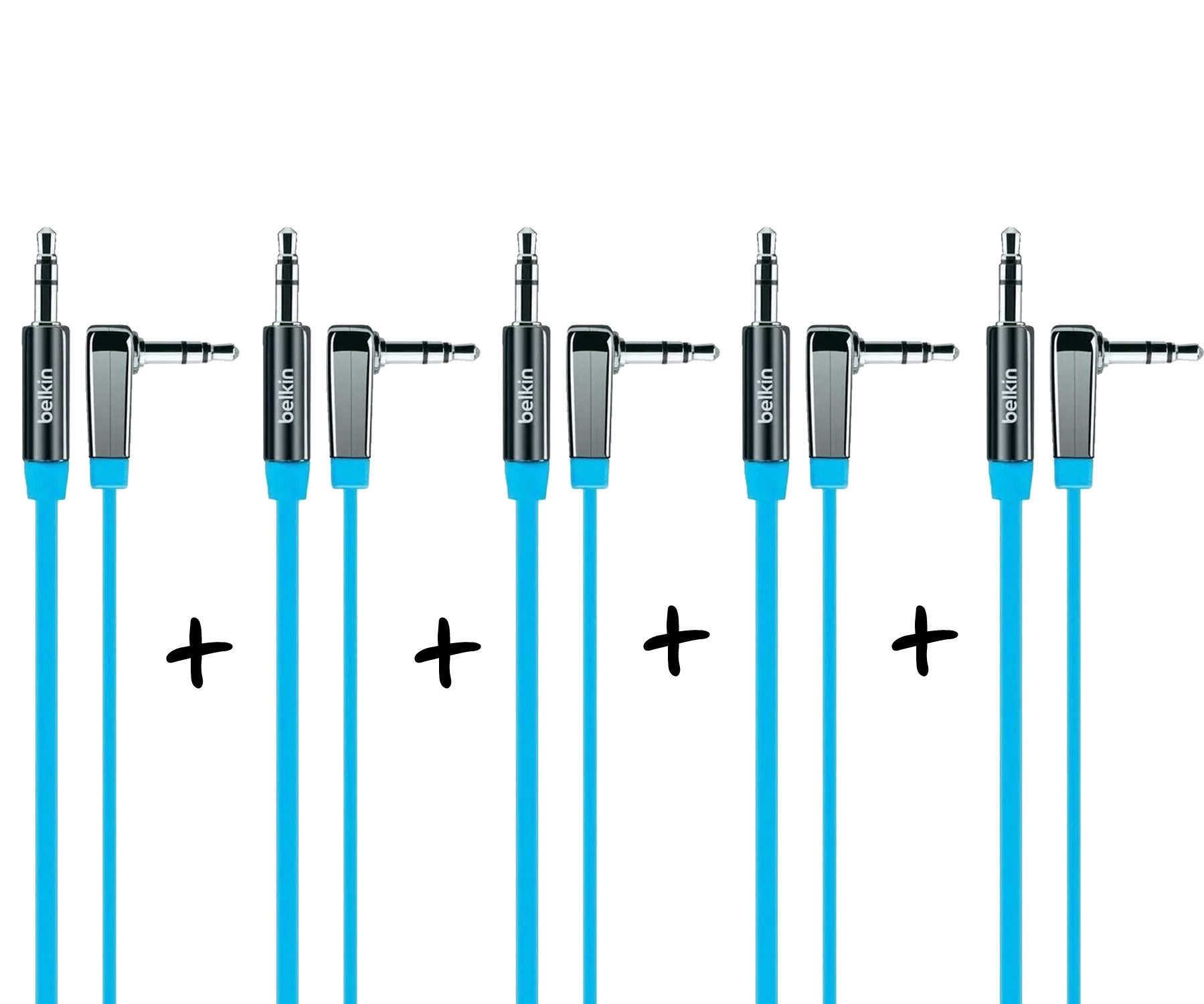 Belkin Stereo 3,5mm Klinken Kabel Audio-Kabel, AUX, (0.9 cm), AUX Stecker für PC Auto Handy 0,9m