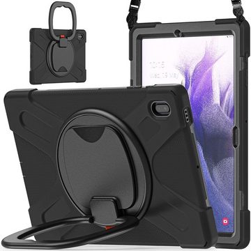 Wigento Tablet-Hülle Für Samsung Galaxy Tab S9 S8 S7 Plus und FE 360 Grad Hülle Tasche Neu