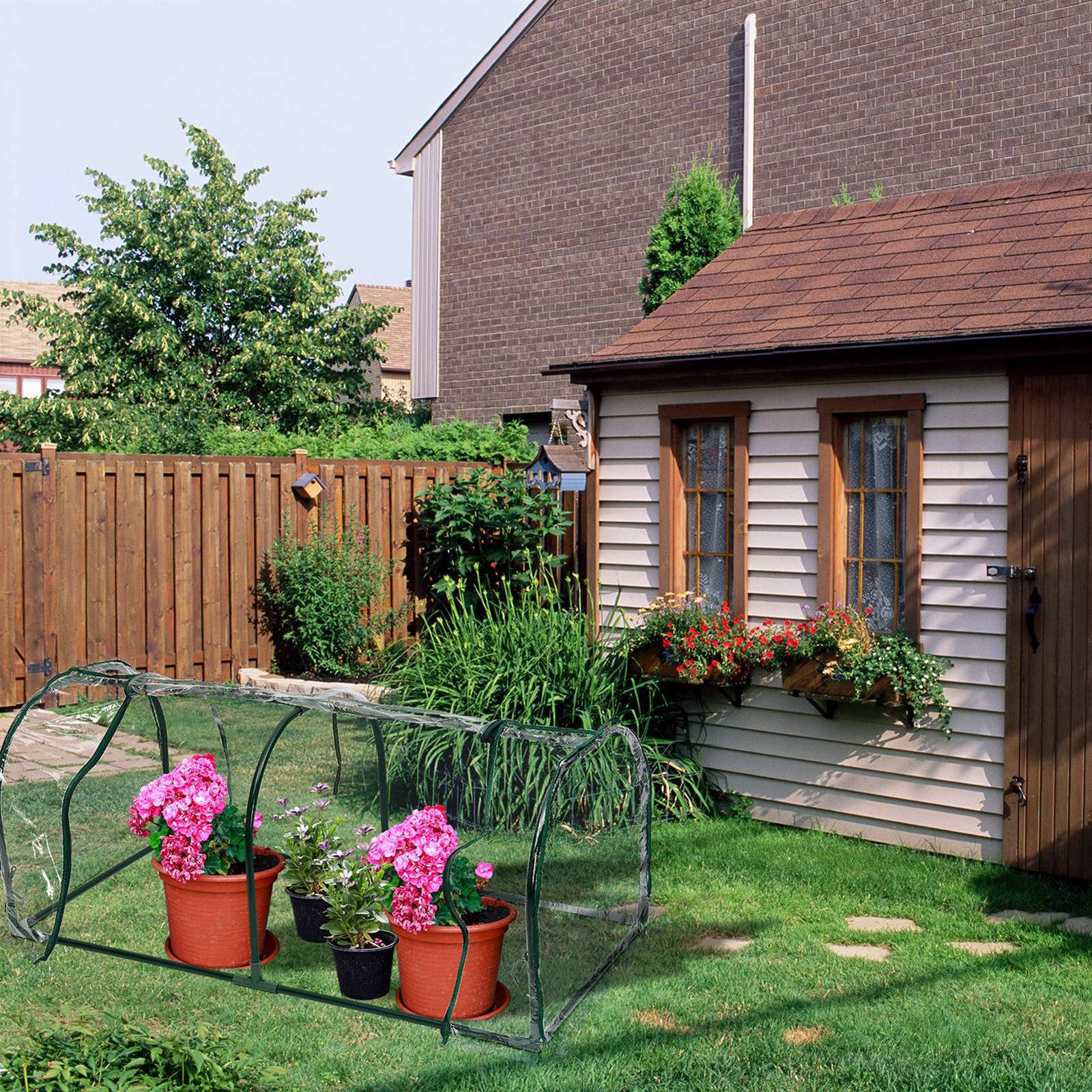 FUROKOY Gewächshaus Transparentes Tragbares Mini-Gartengewächshaus, Gewächs günstig online kaufen