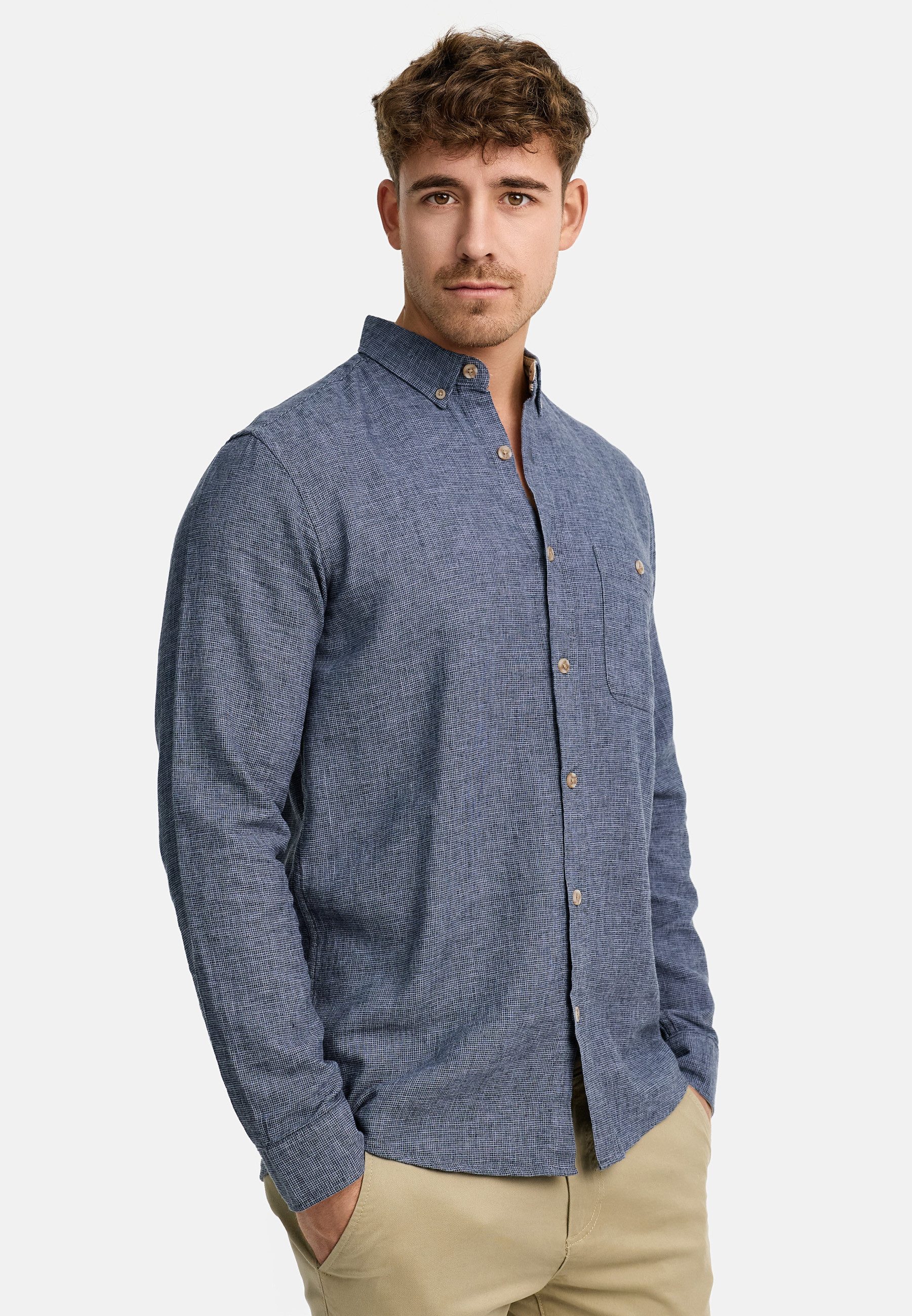 Indicode Langarmhemd Herren INNiell Herrenhemd Langarm