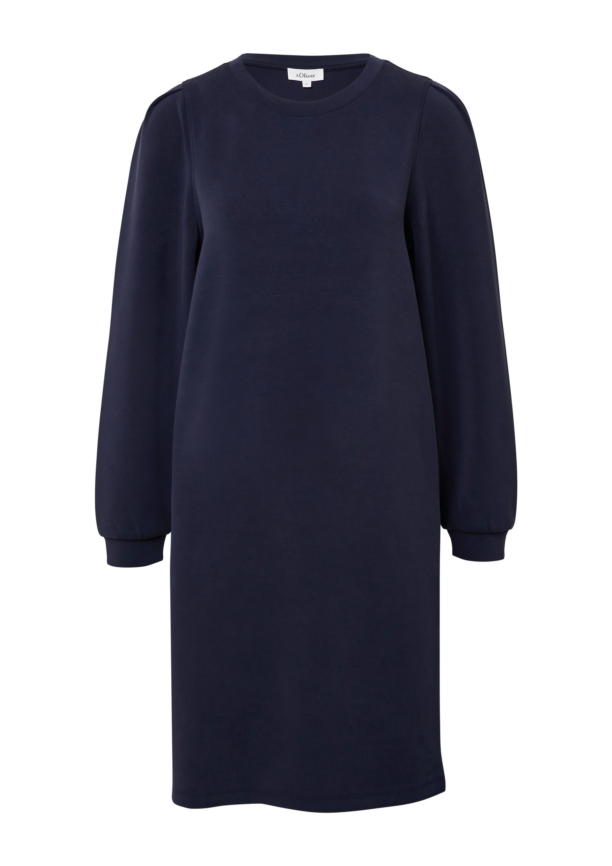 s.Oliver Minikleid Kleid Scuba-Kleid mit Faltendetail am Arm günstig online kaufen