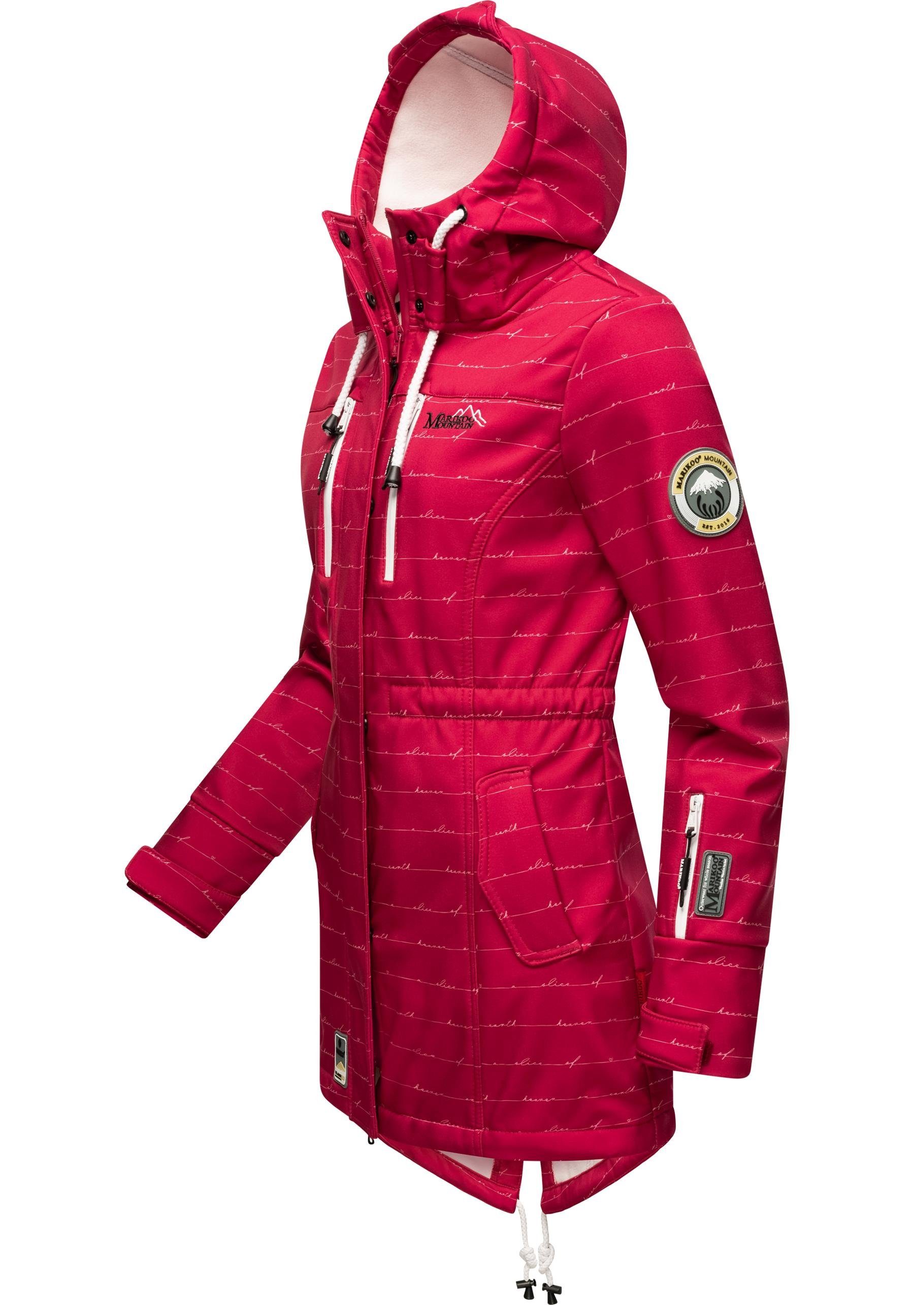 Marikoo Funktionsmantel Zimtzicke Softshell Parka mit Kapuze – Bild 2 von 4