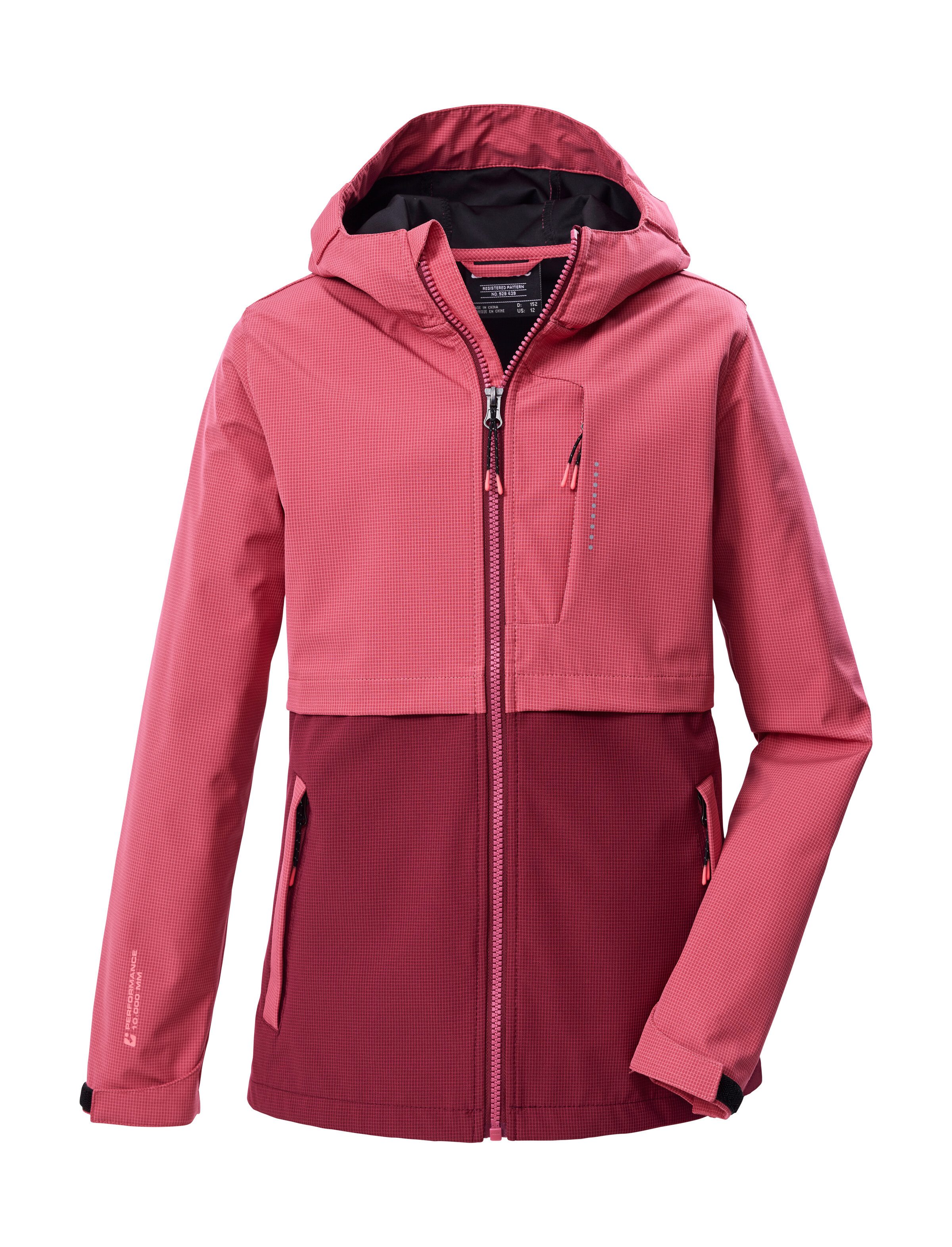 Killtec Softshelljacke KOS 153 GRLS SFTSHLL JCKT Winddichte, wasserabweisende Softshelljacke mit Kapuze